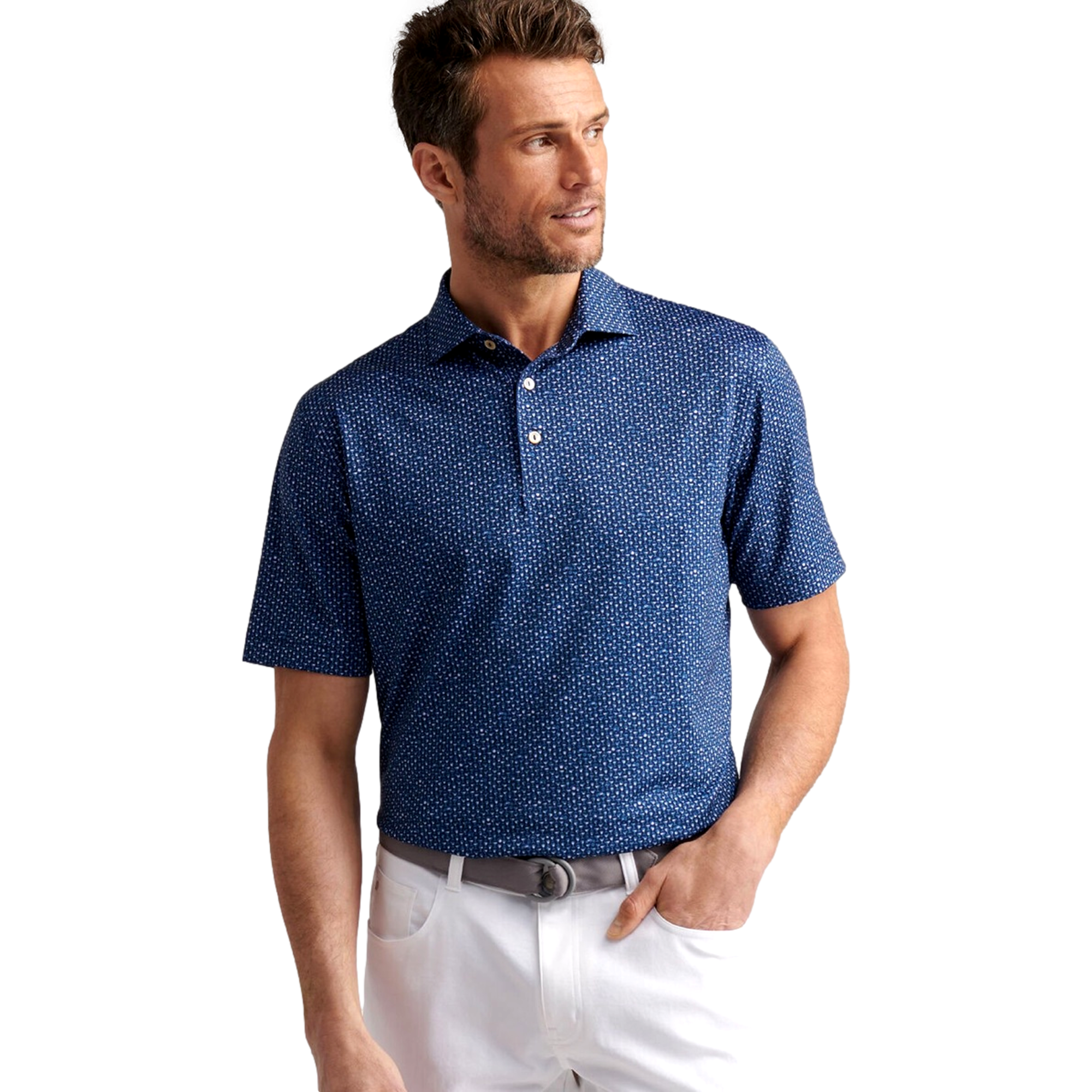 Sidecar Performance Jersey Mens Golf Polo Shirt