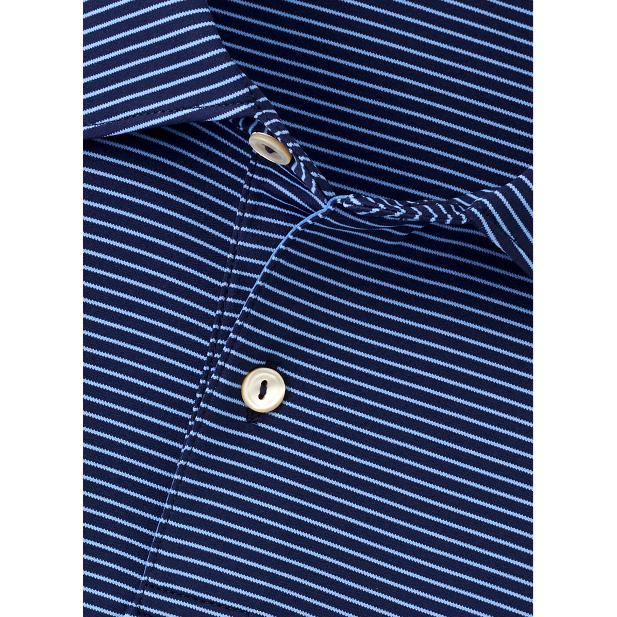 Featherweight Stripe Performance Men's Golf Polo Shirt