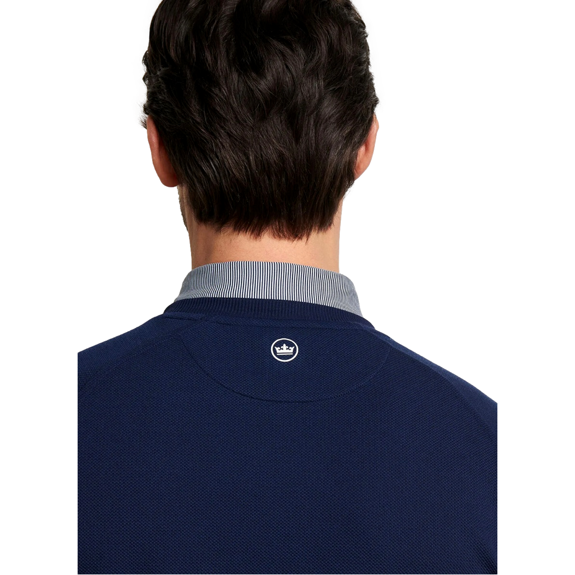 Cradle Pique Performance Mens Crewneck Golf Sweater
