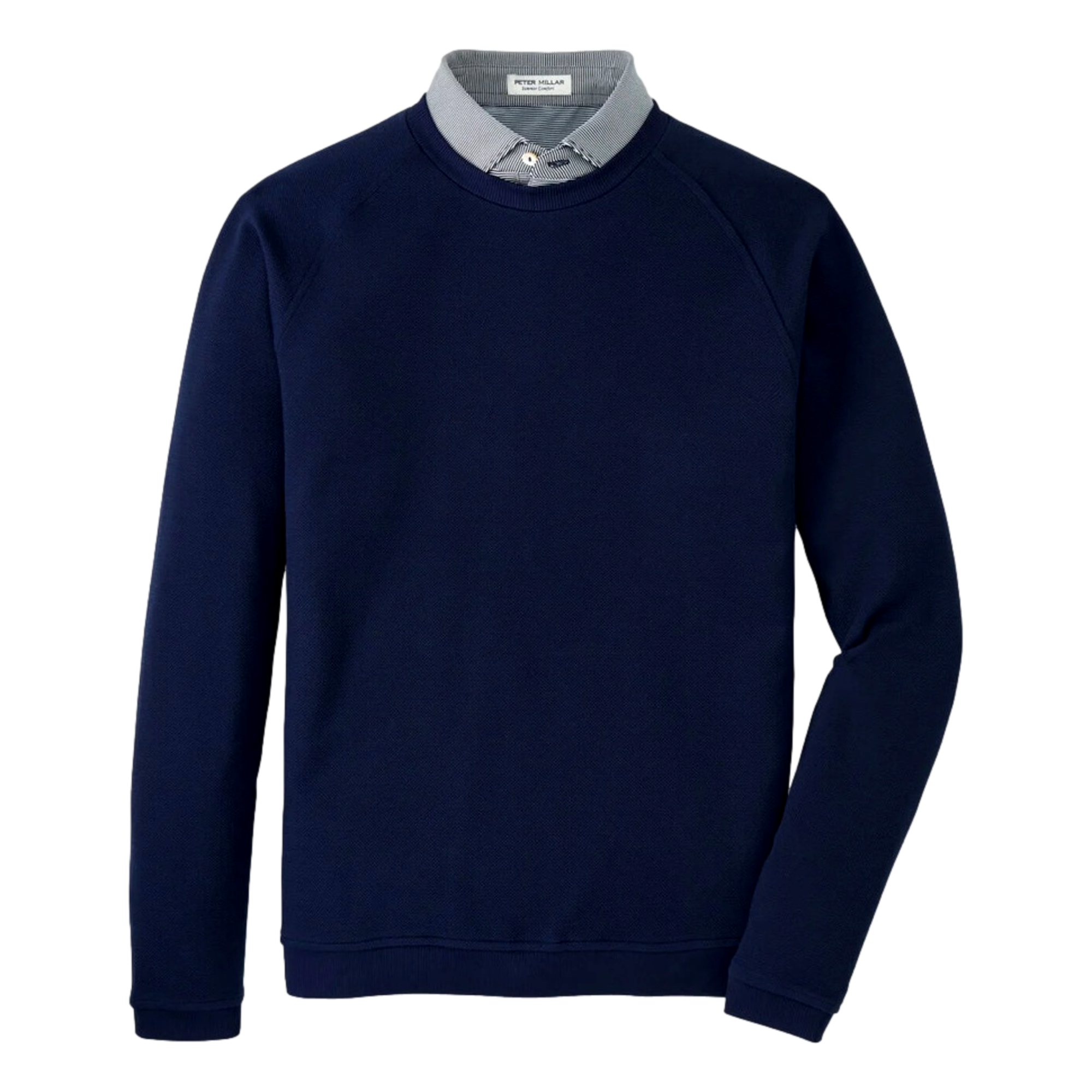 Cradle Pique Performance Mens Crewneck Golf Sweater