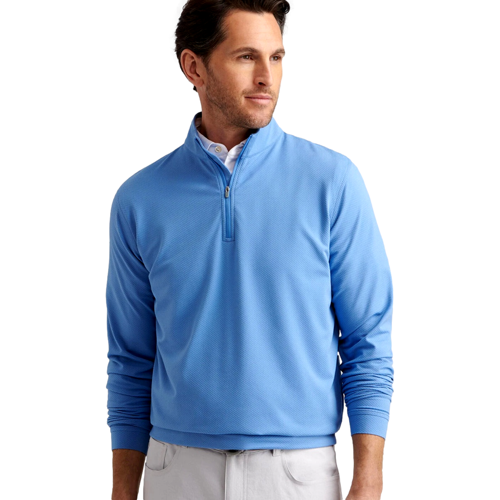 Perth Cross-Hatch Men's Golf Quarter Zip