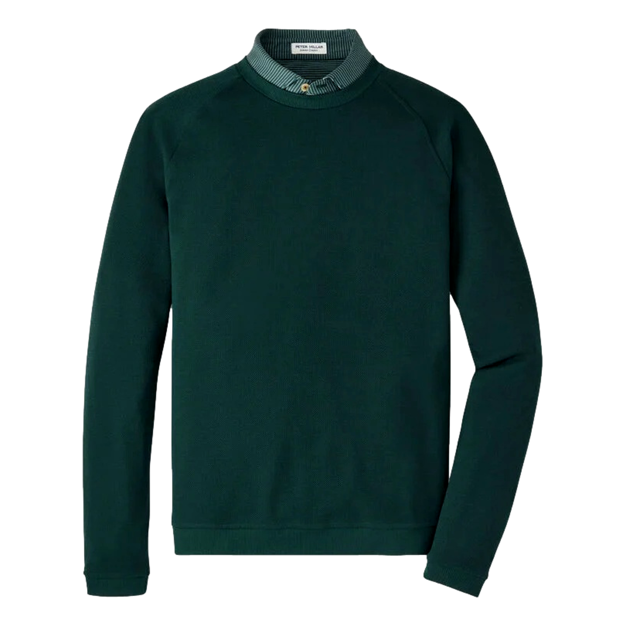 Cradle Pique Performance Mens Crewneck Golf Sweater