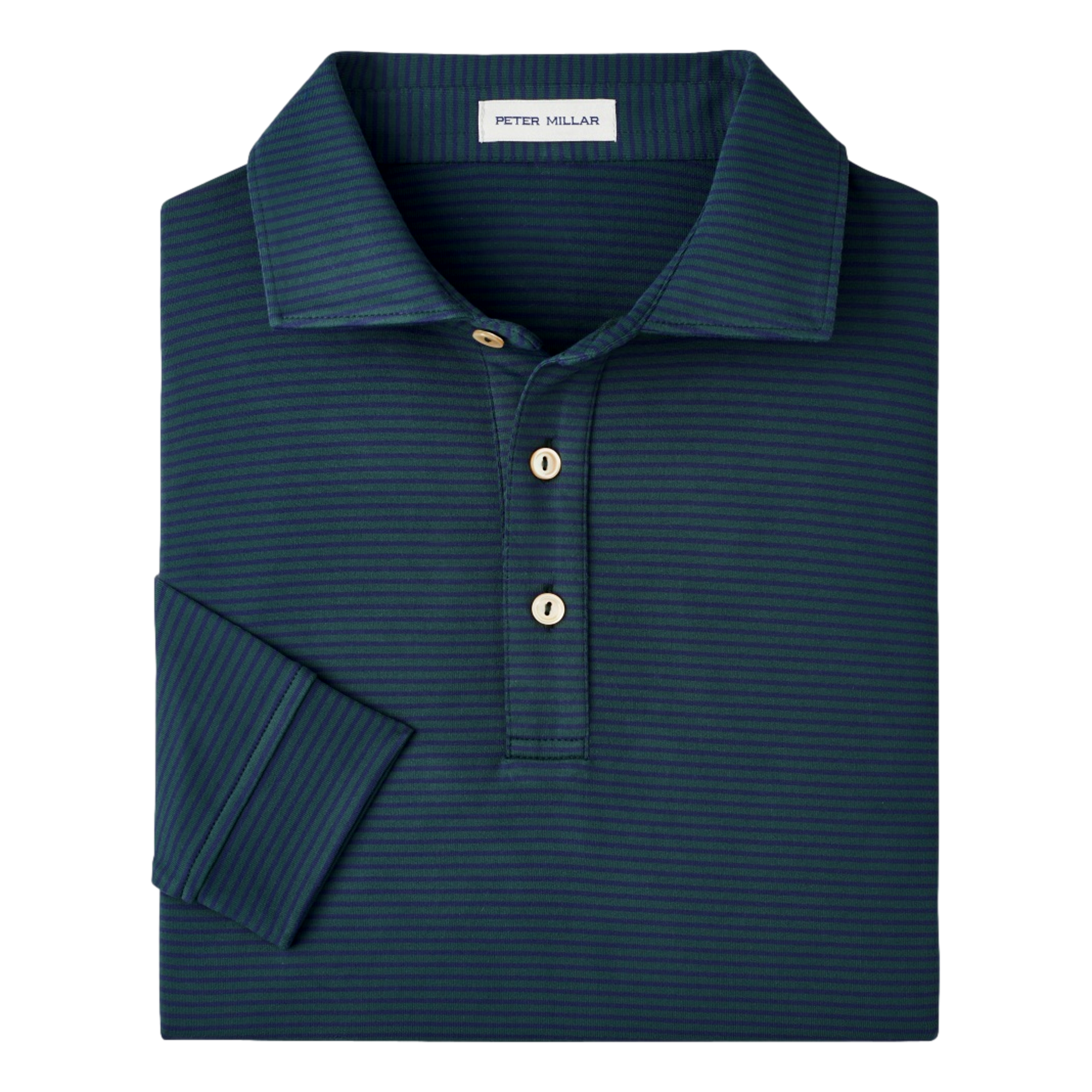 Lyons Performance Long Sleeve Mens Golf Polo Shirt