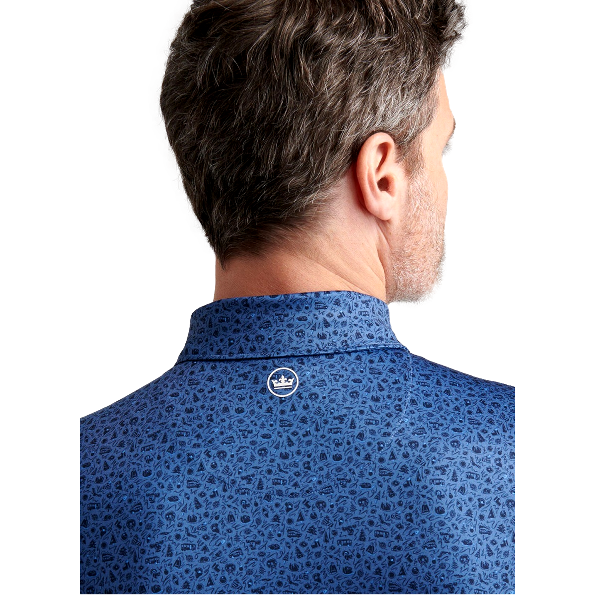 Lights Performance Jersey Men's Short Sleeve Golf Polo Shirt