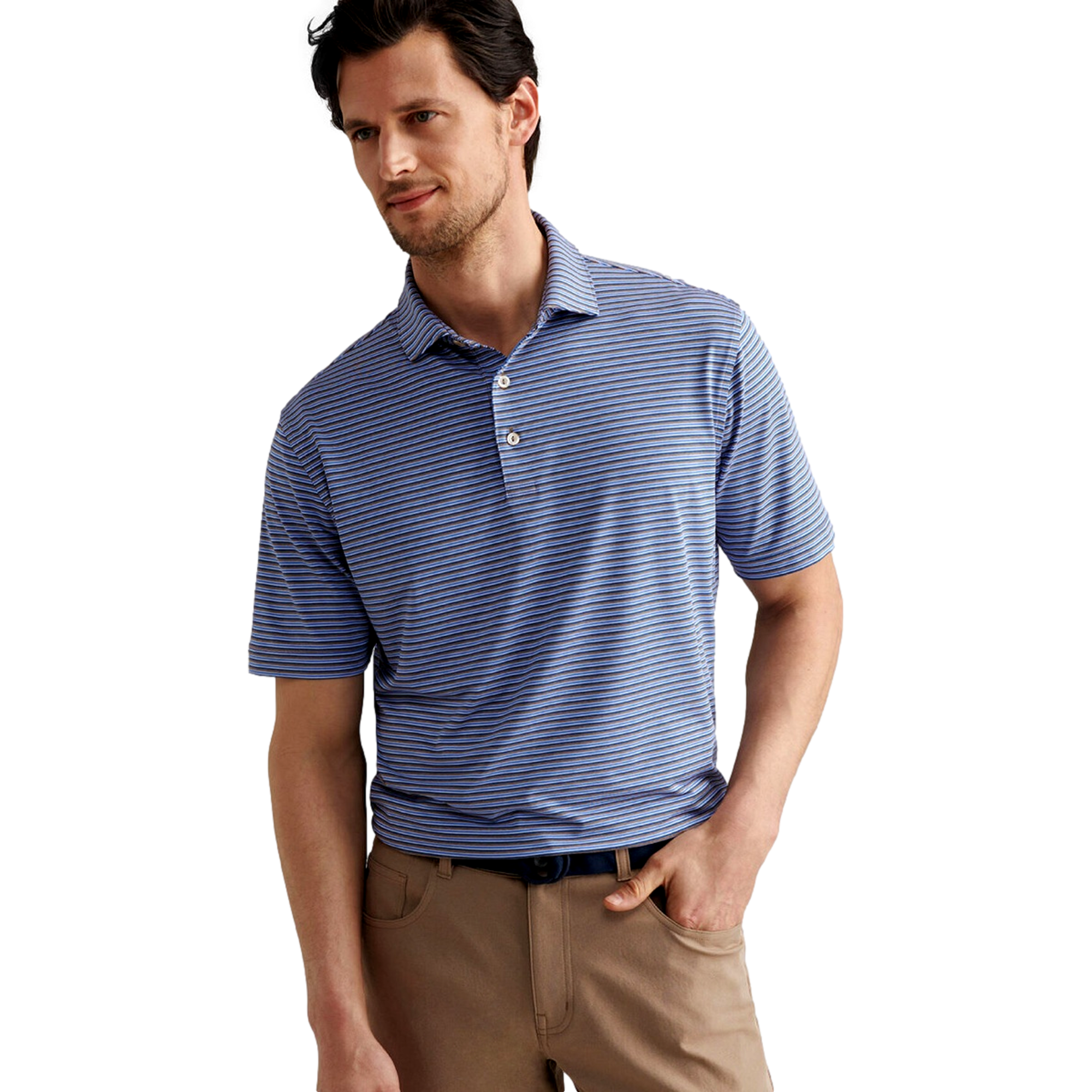Lenway Performance Jersey Men's Short Sleeve Golf Polo Shirt