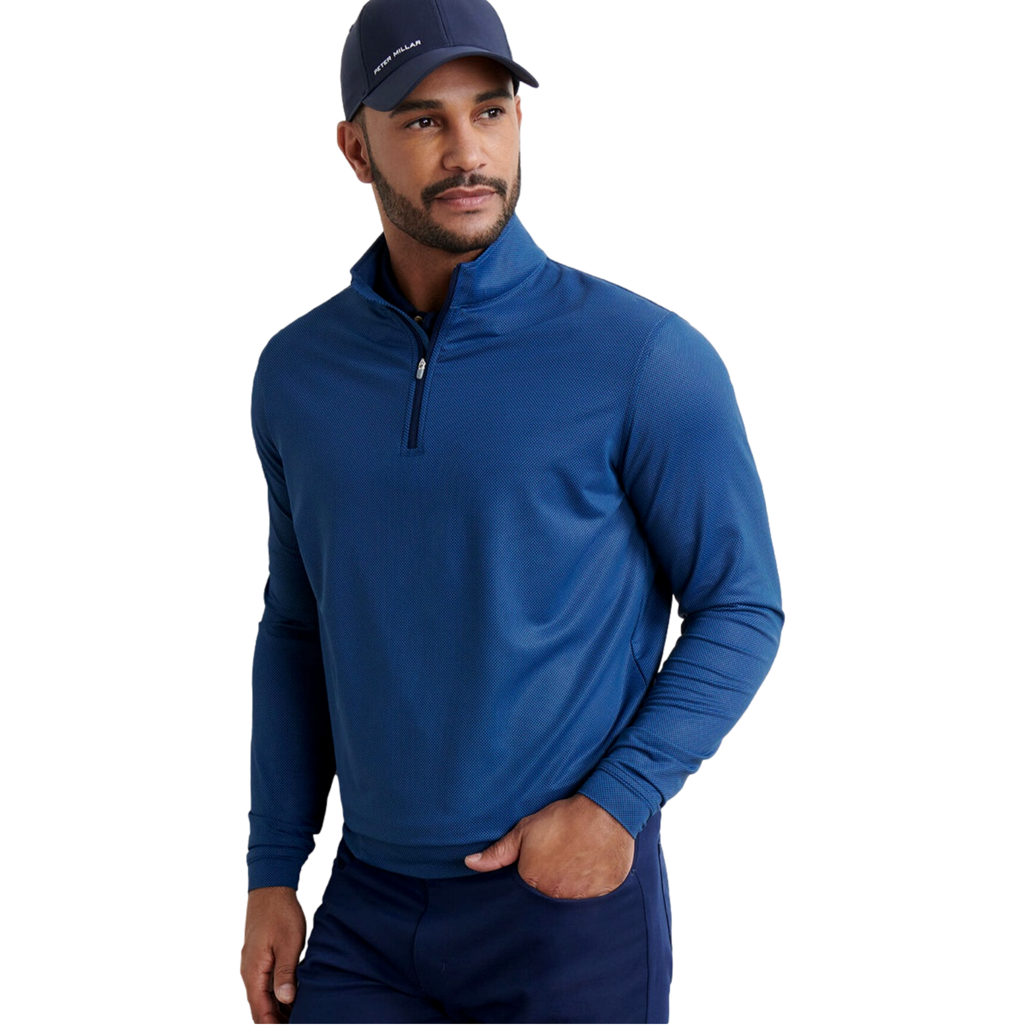 Perth Birdseye Men's Golf Quarter Zip