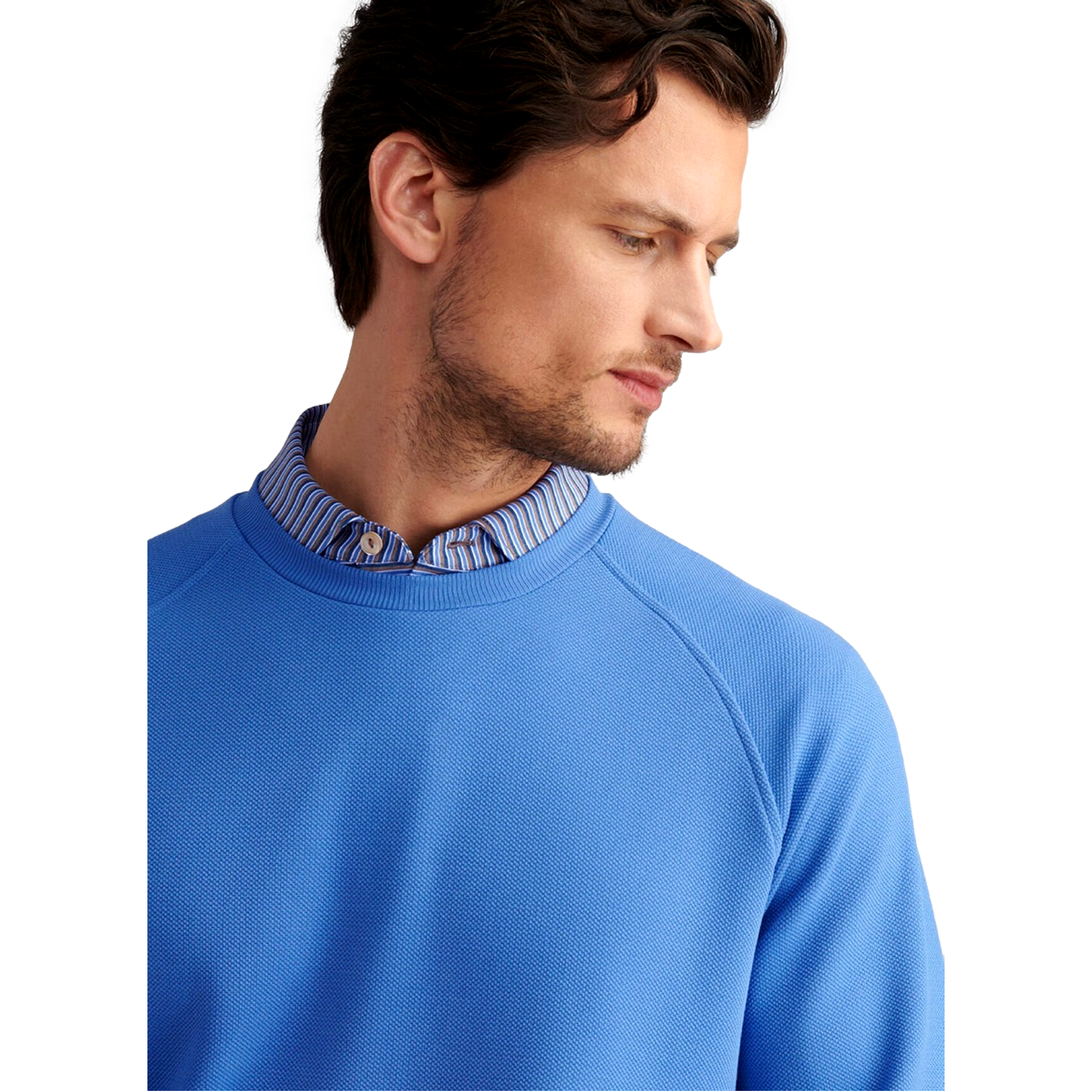 Cradle Pique Performance Men's Crewneck Sweater