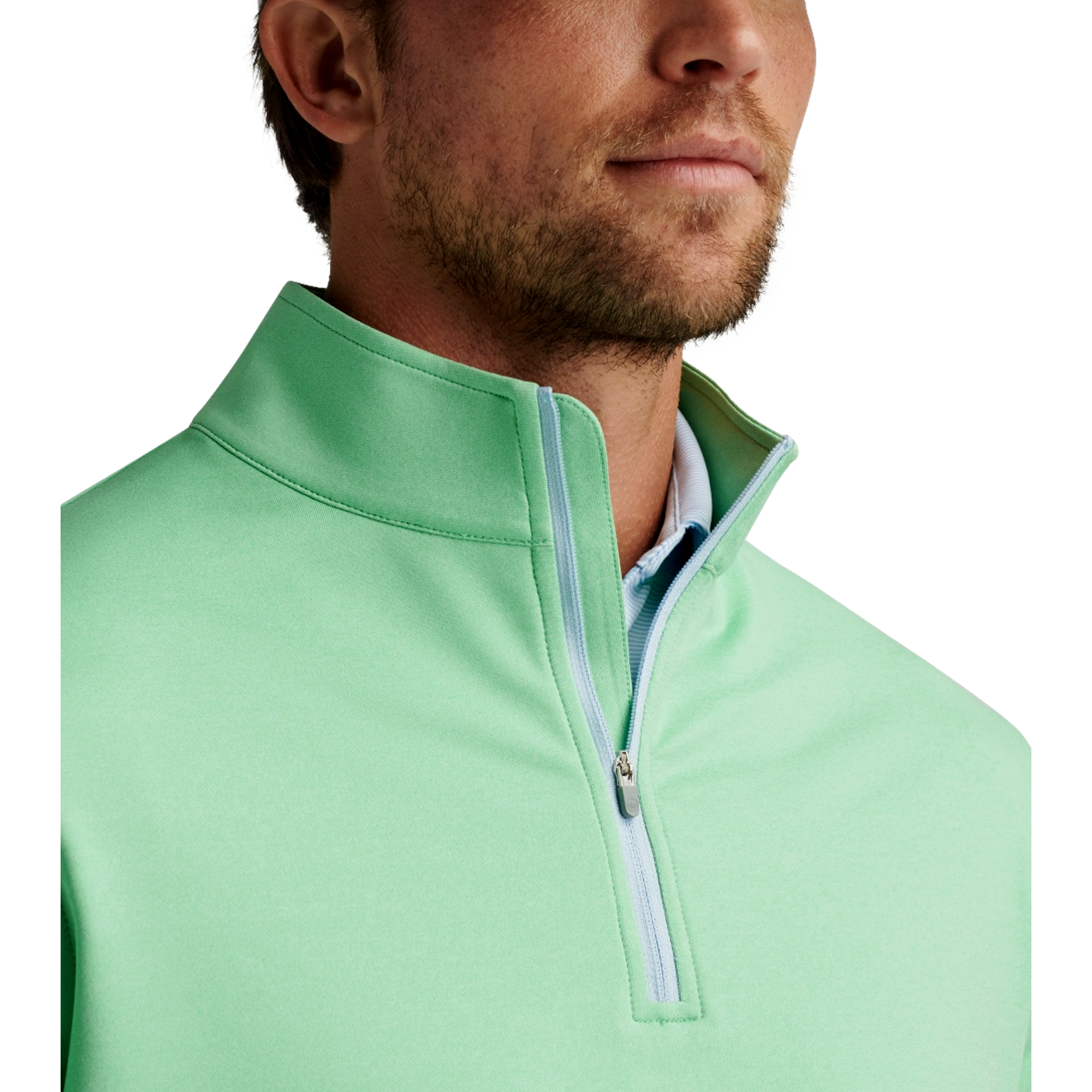 Perth Melange Men's Golf Quarter Zip