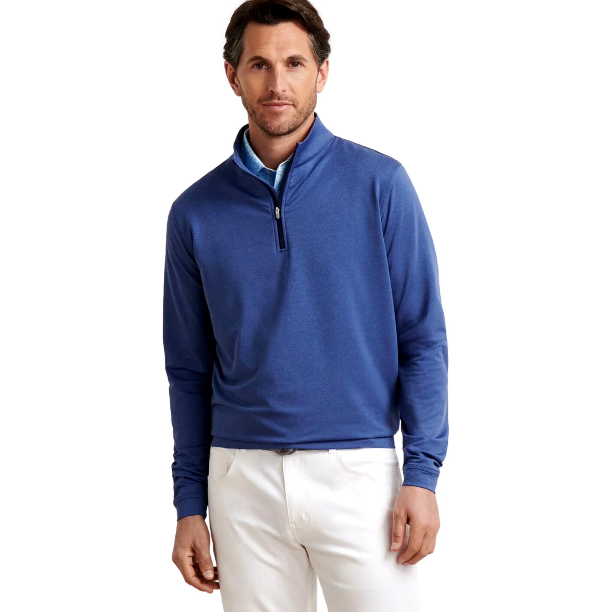 Perth Melange Men's Golf Quarter Zip