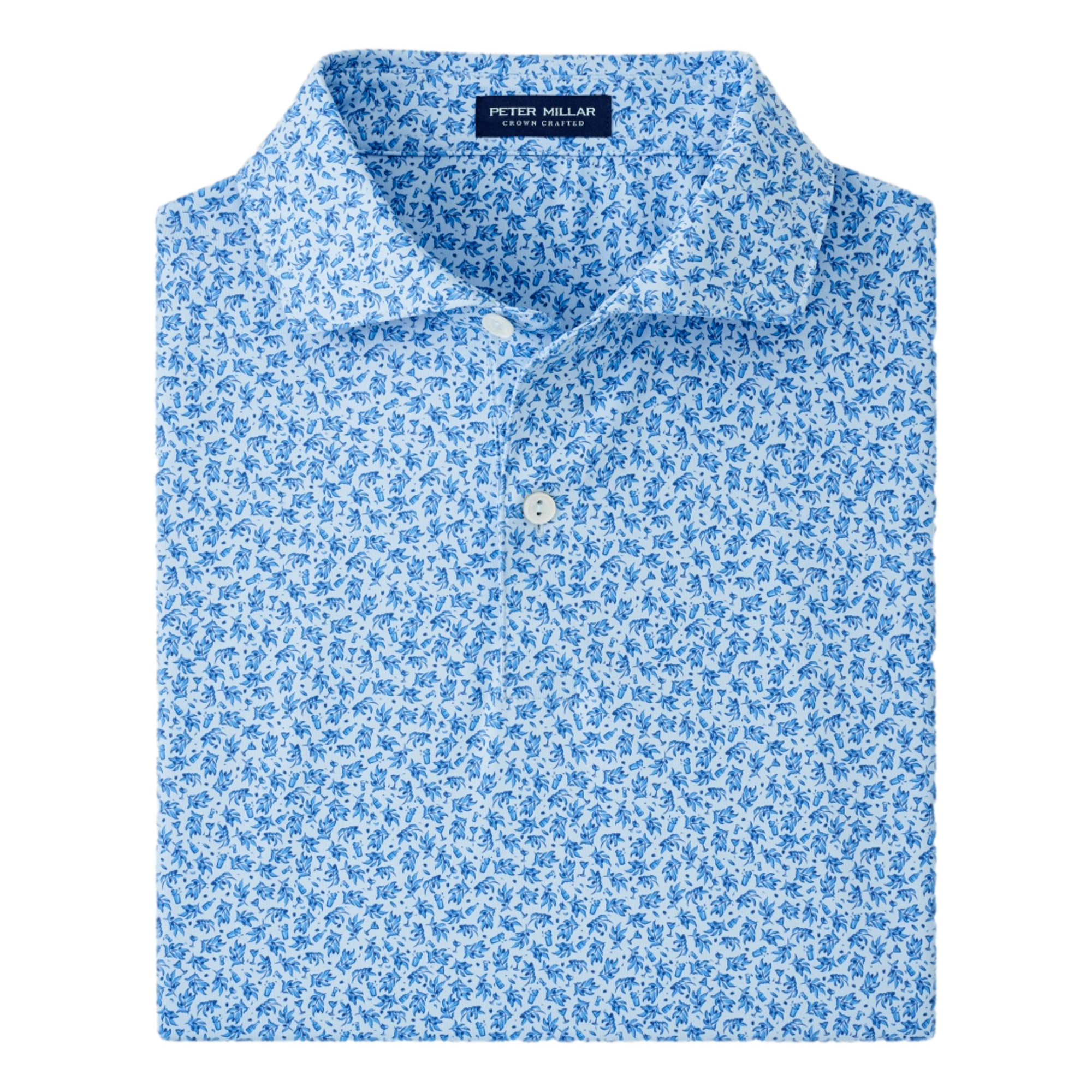 Olive Grove Performance Men's Short Sleeve Golf Polo Shirt