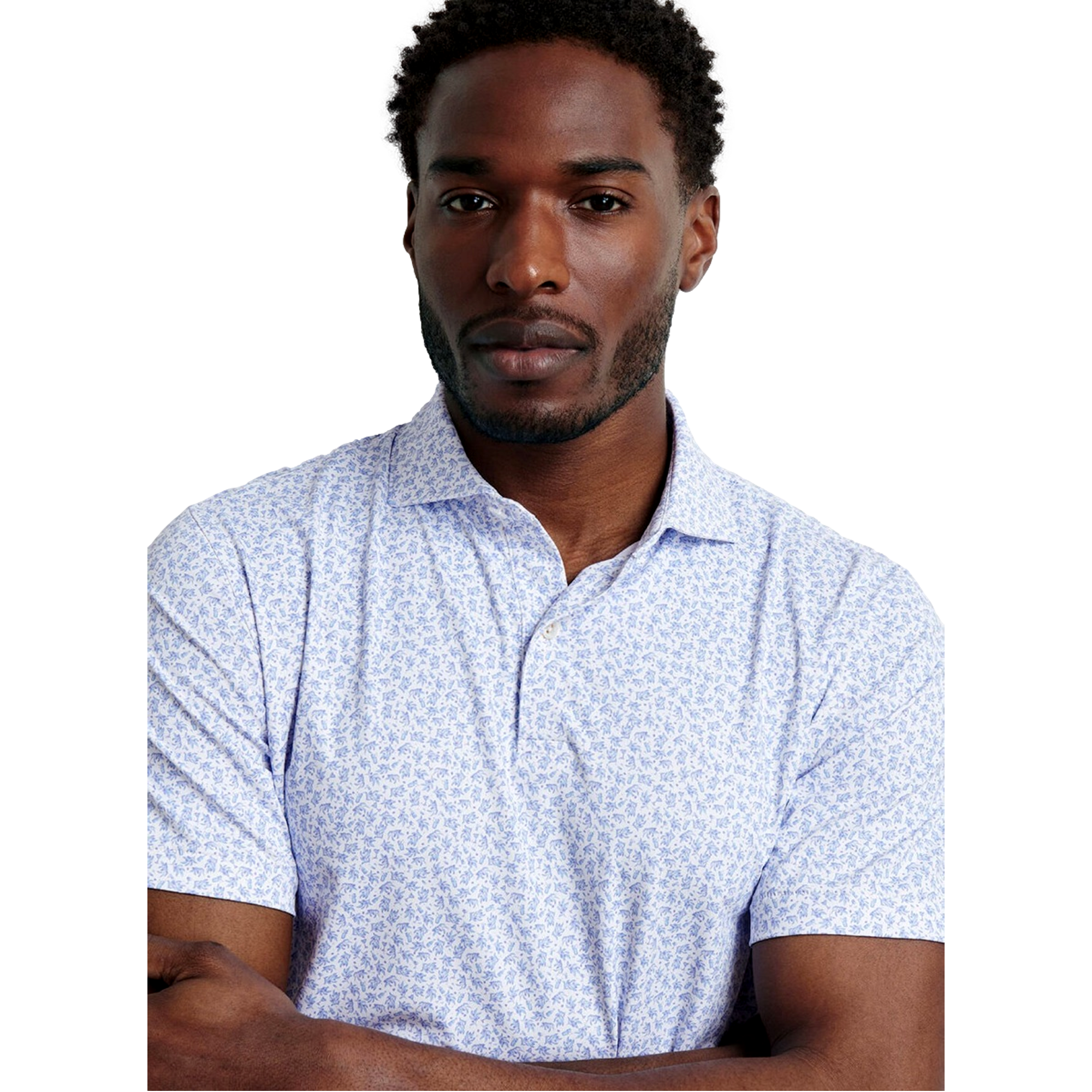 Olive Grove Performance Men's Short Sleeve Golf Polo Shirt