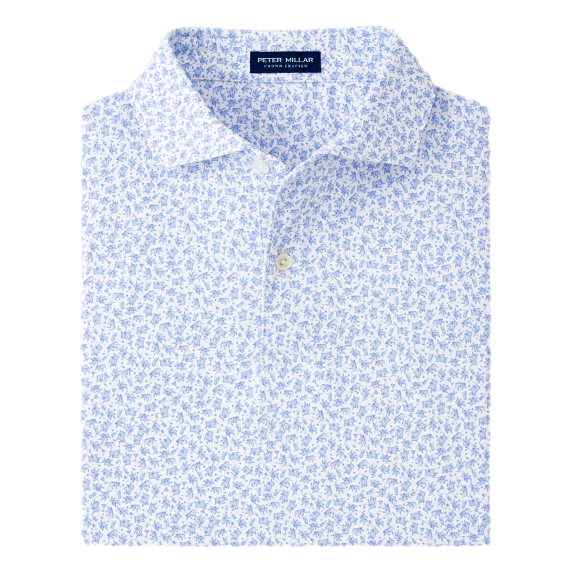 Olive Grove Performance Men's Short Sleeve Golf Polo Shirt