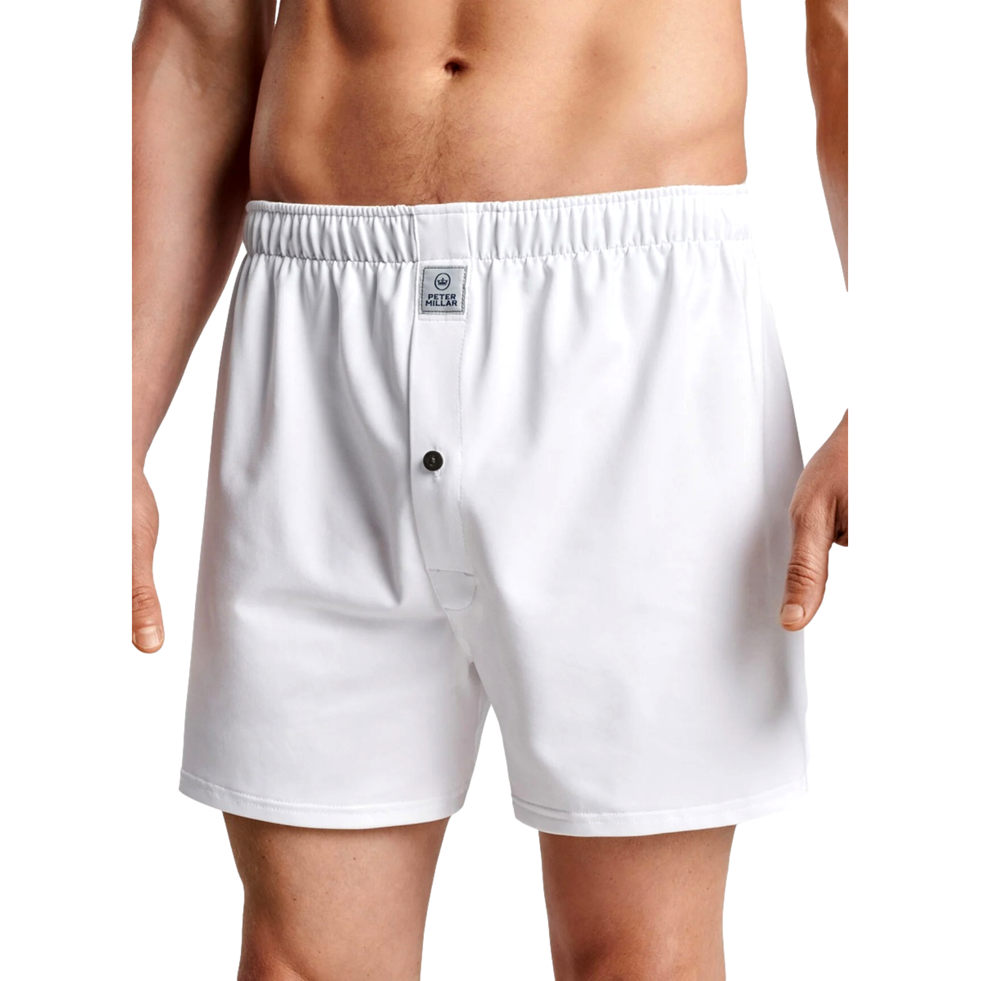 Solid Performance Mens Boxer Shorts