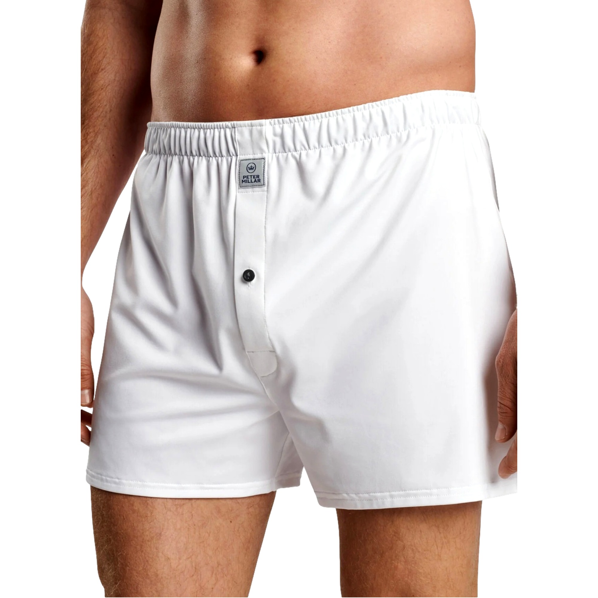 Solid Performance Mens Boxer Shorts