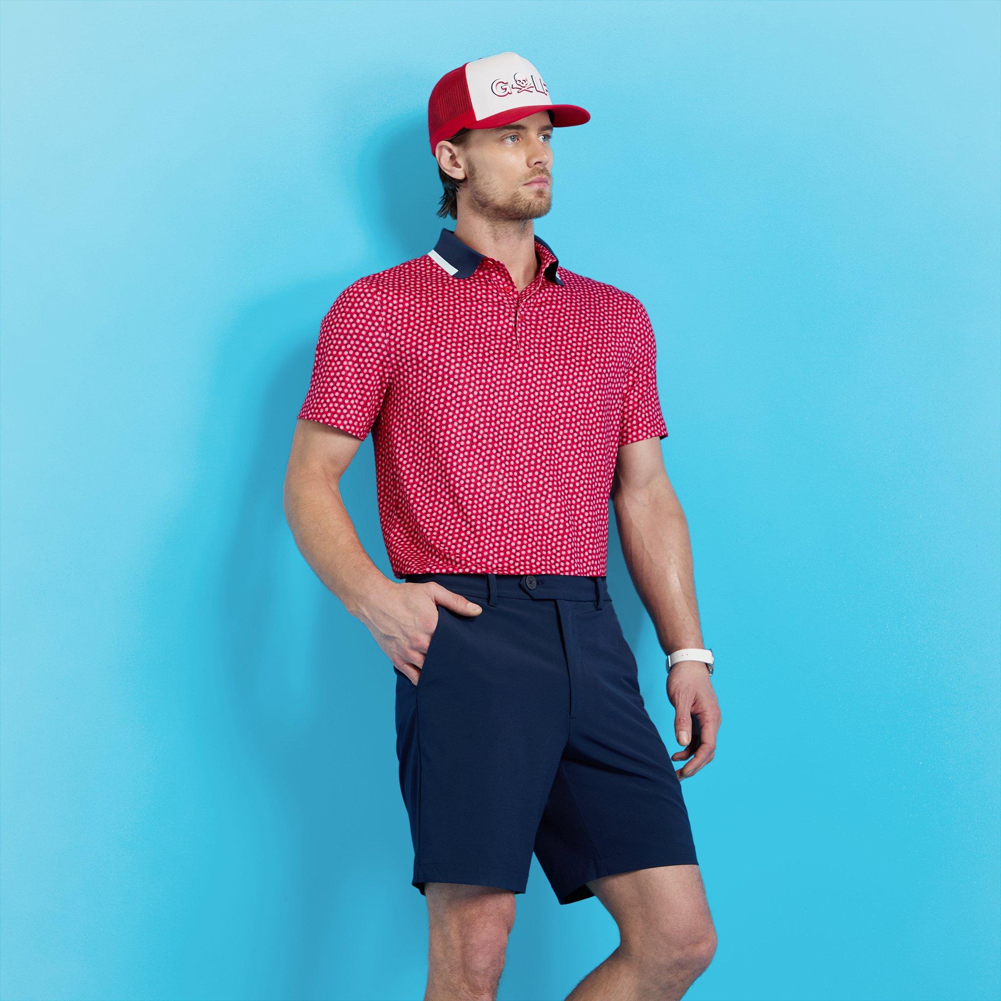 3/G's Tech Jersey Men's Golf Polo Shirt