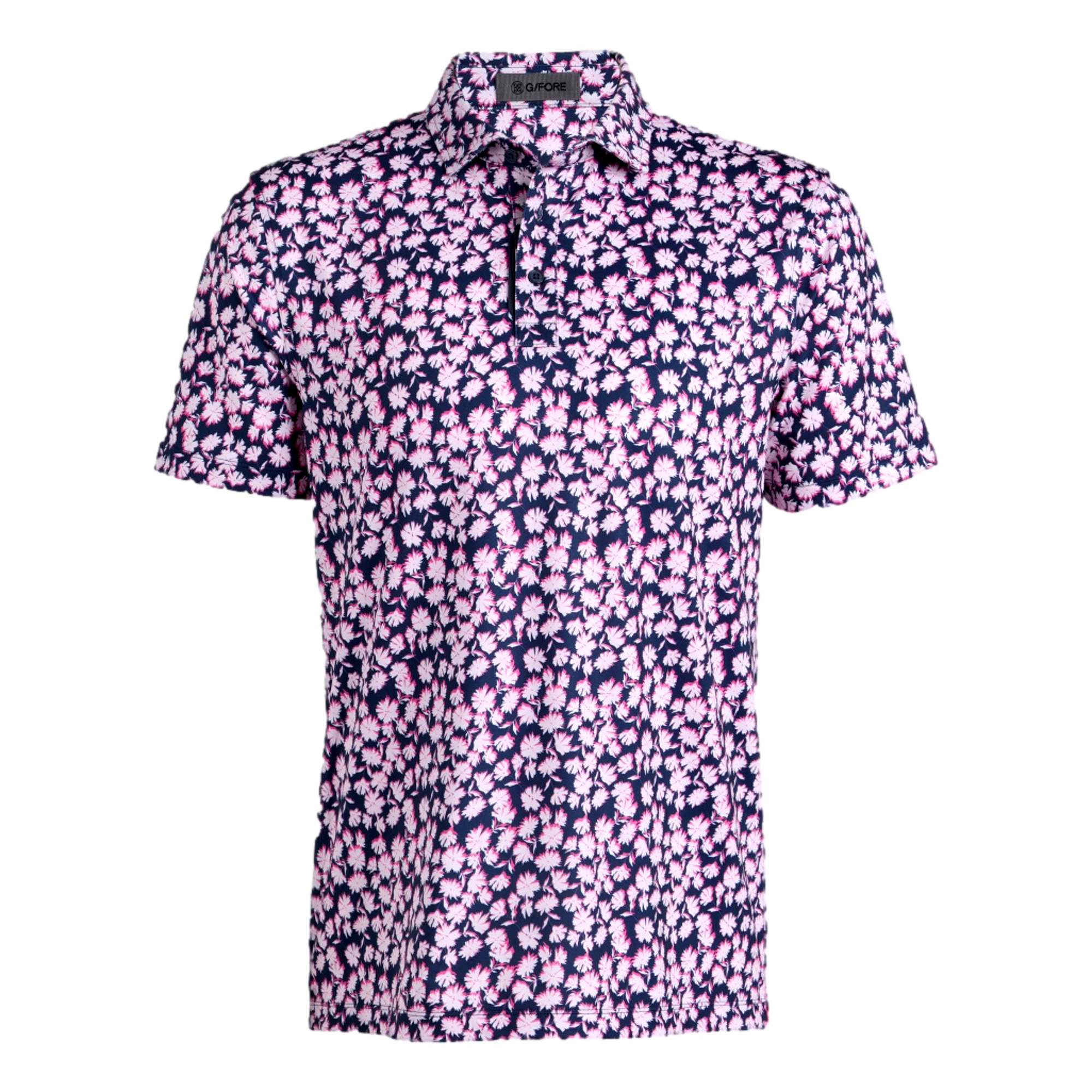 Optic Floral Stretch Jersey Men's Golf Polo Shirt