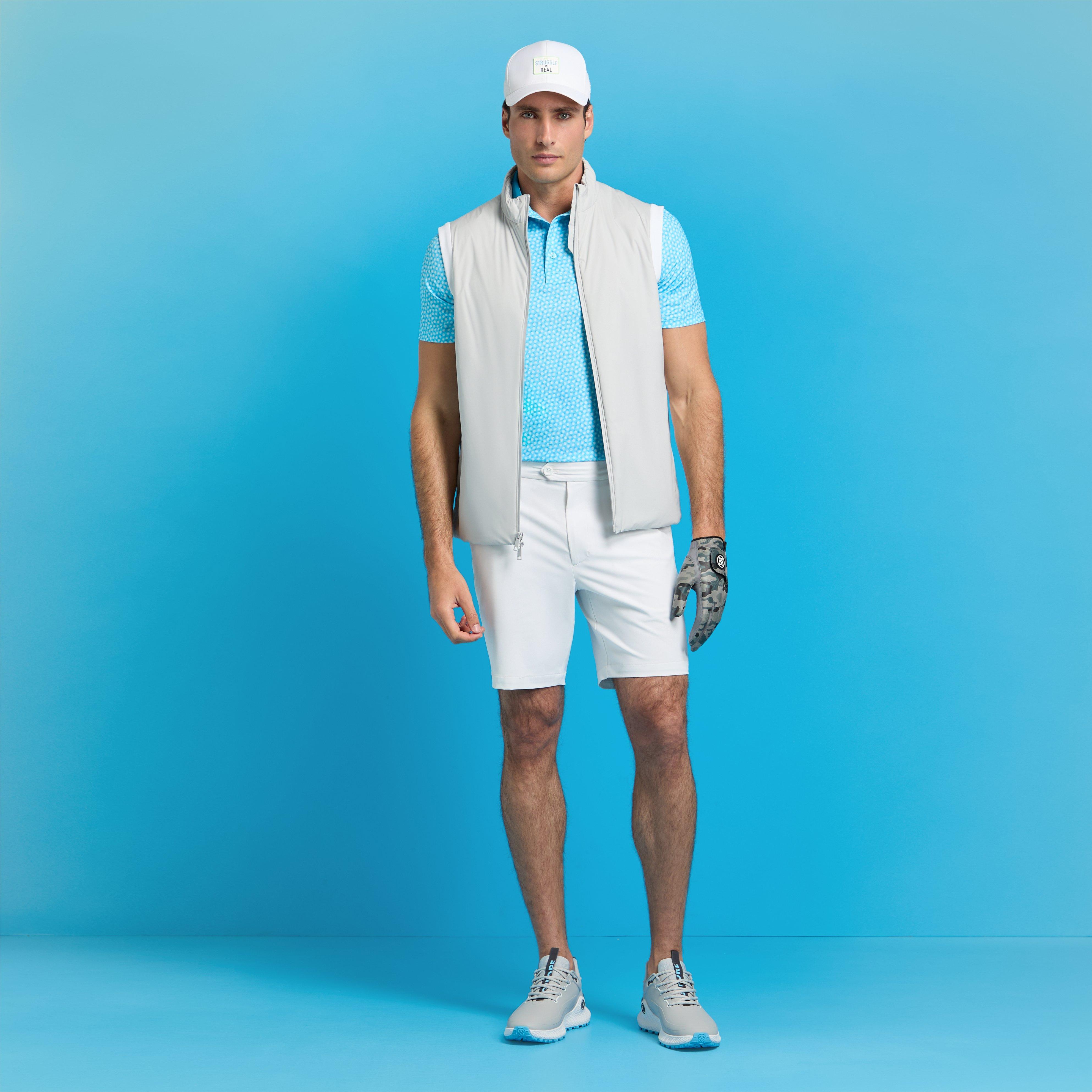 Triple G Tech Jersey Mens Short Sleeve Golf Polo Shirt