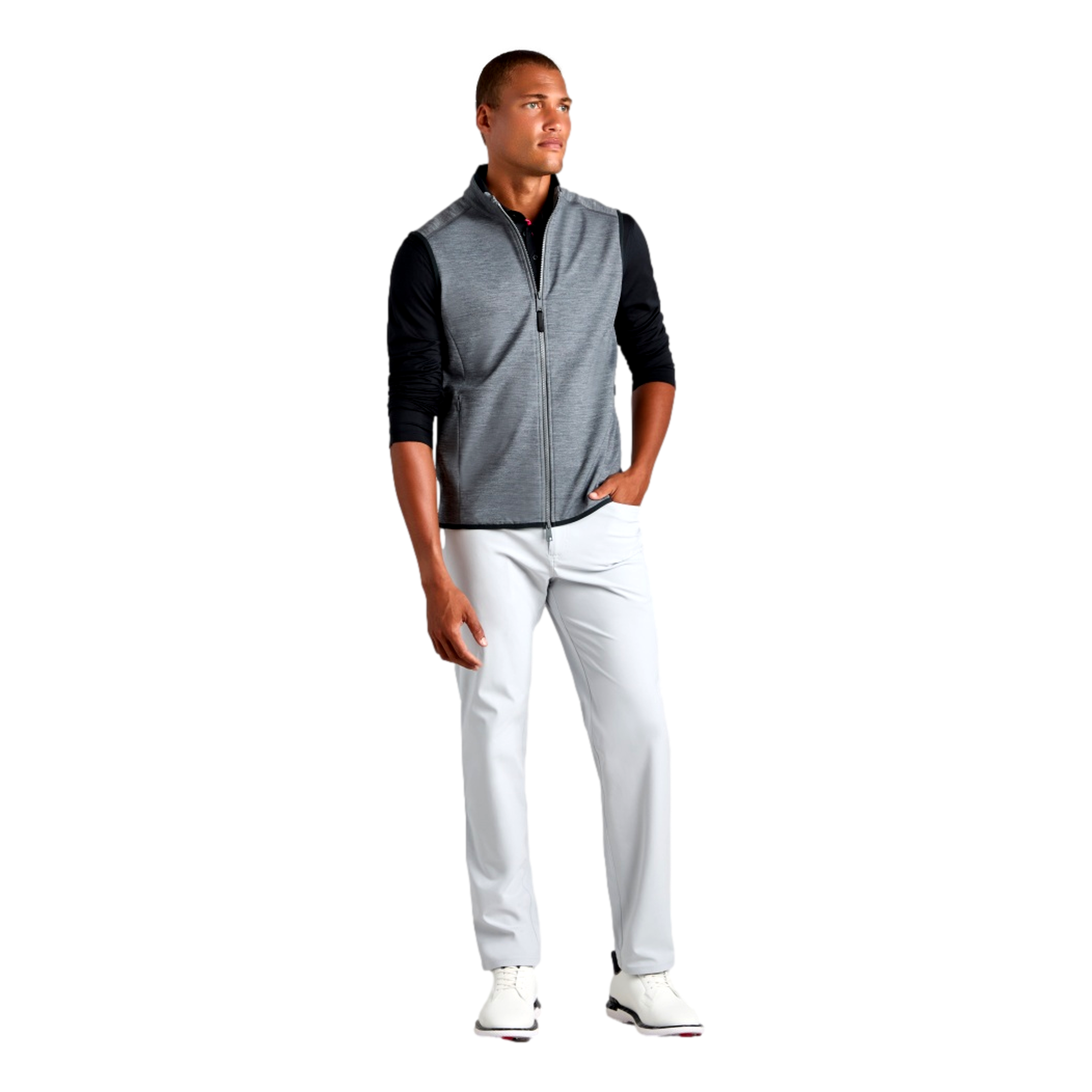 Double Ponte Tech Men's Golf Vest