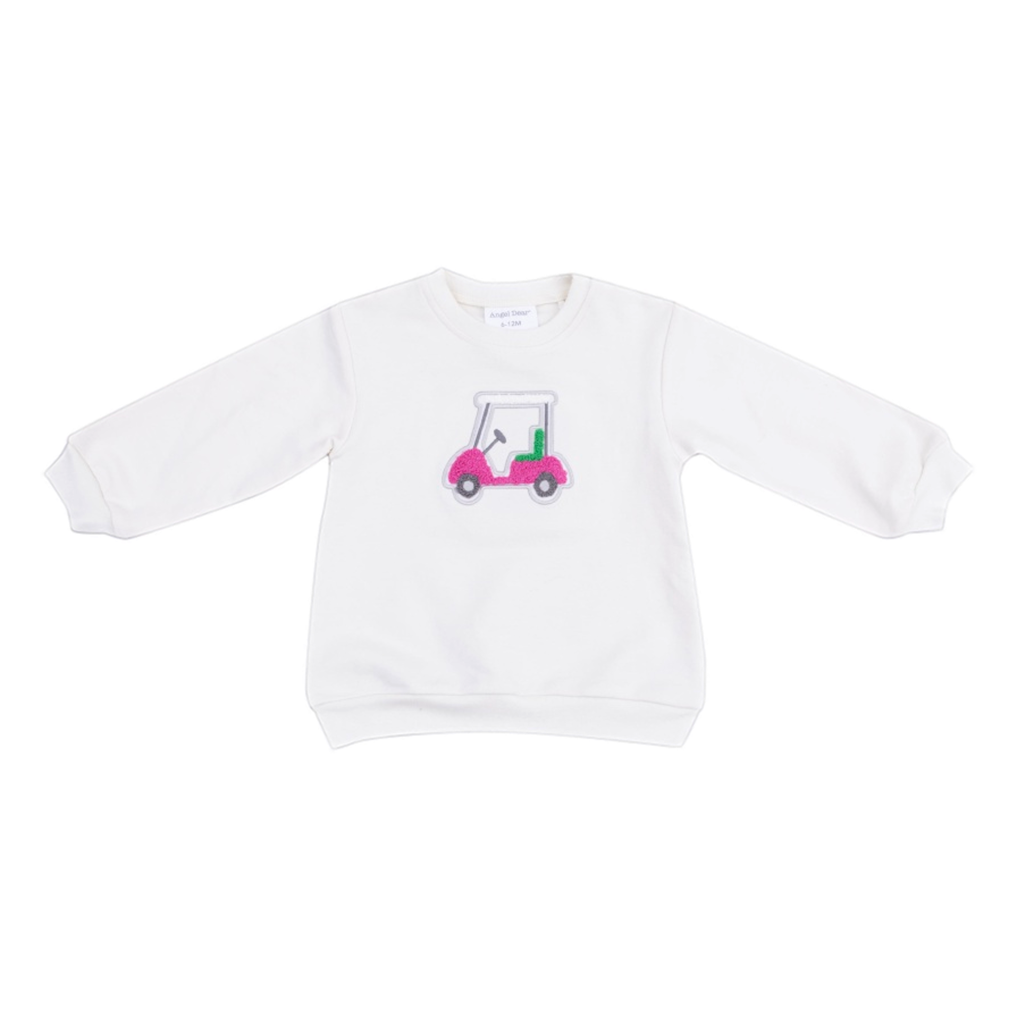 Oversize Sweatshirt with Applique - Golf Cart French Terry