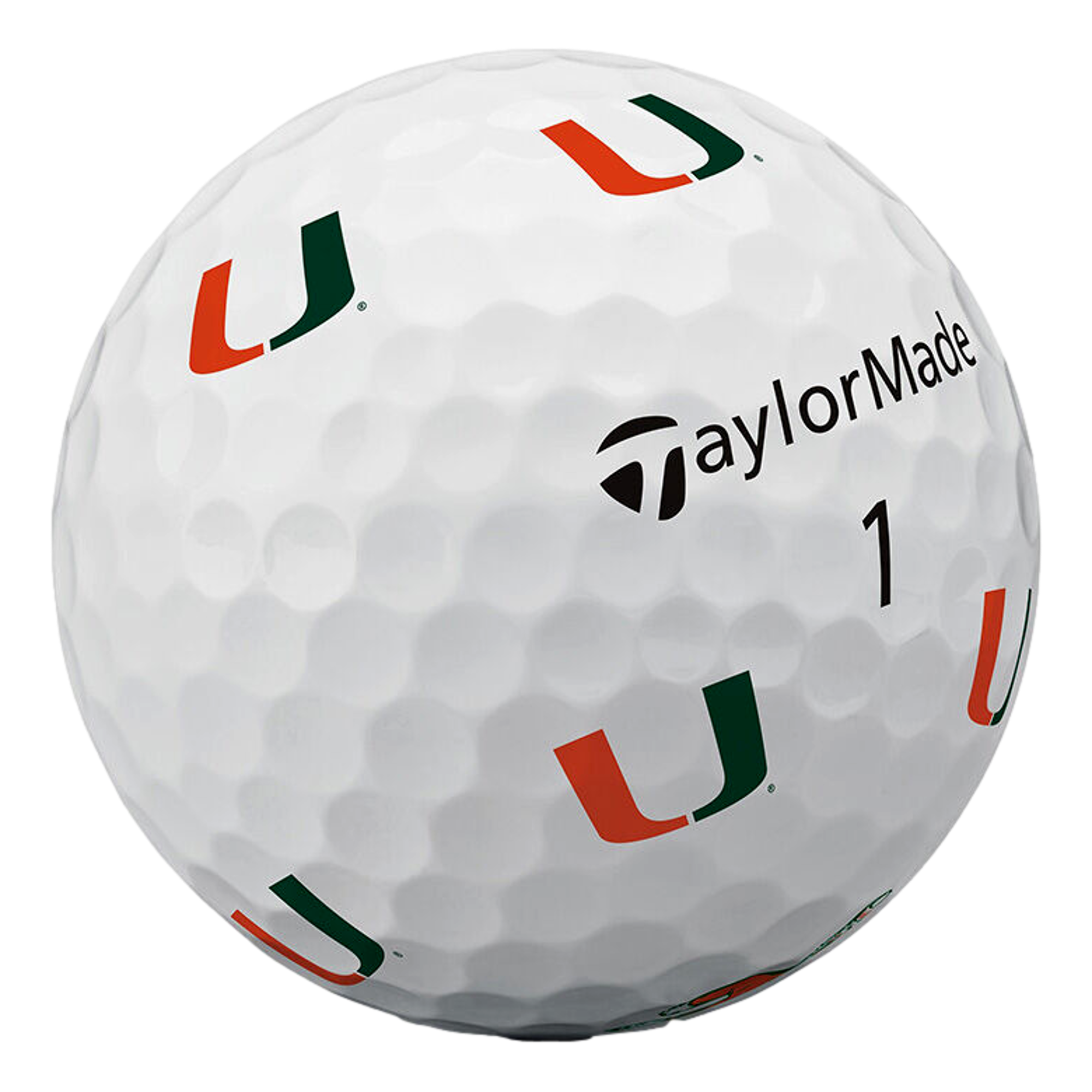 Miami Hurricanes TP5 pix Golf Balls
