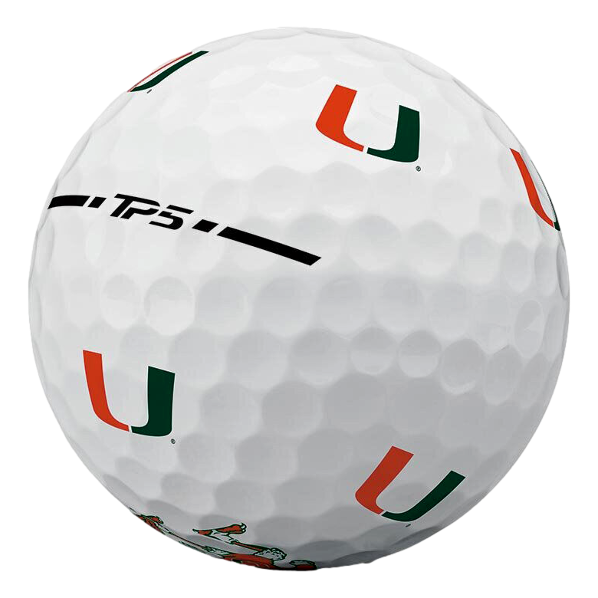 Miami Hurricanes TP5 pix Golf Balls