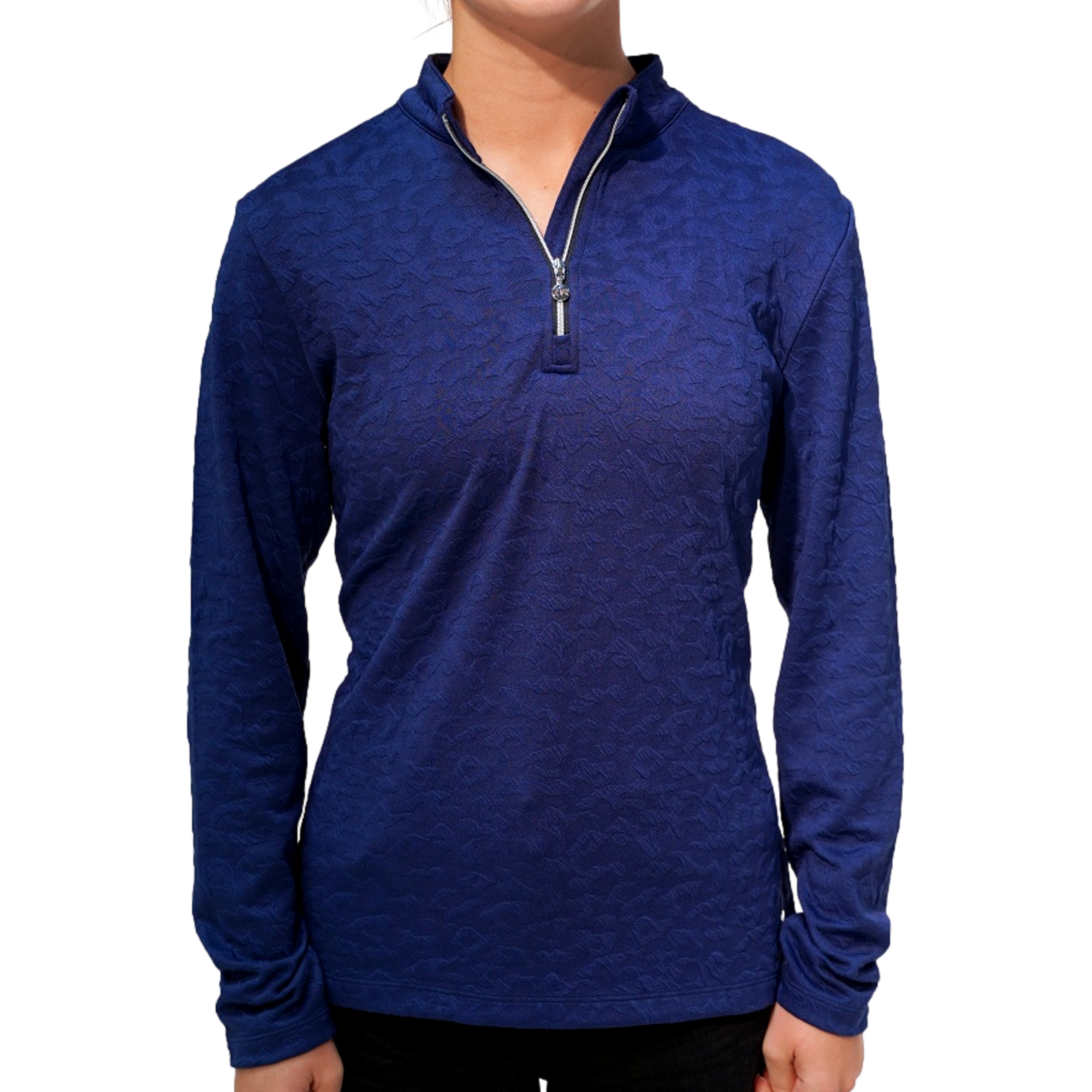 Textured Jacquard Women's Golf Quarter Zip