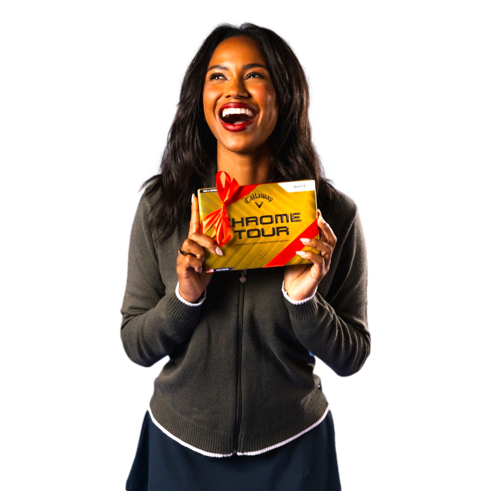 Paulla Knit Full Zip Women's Cardigan Golf Sweater