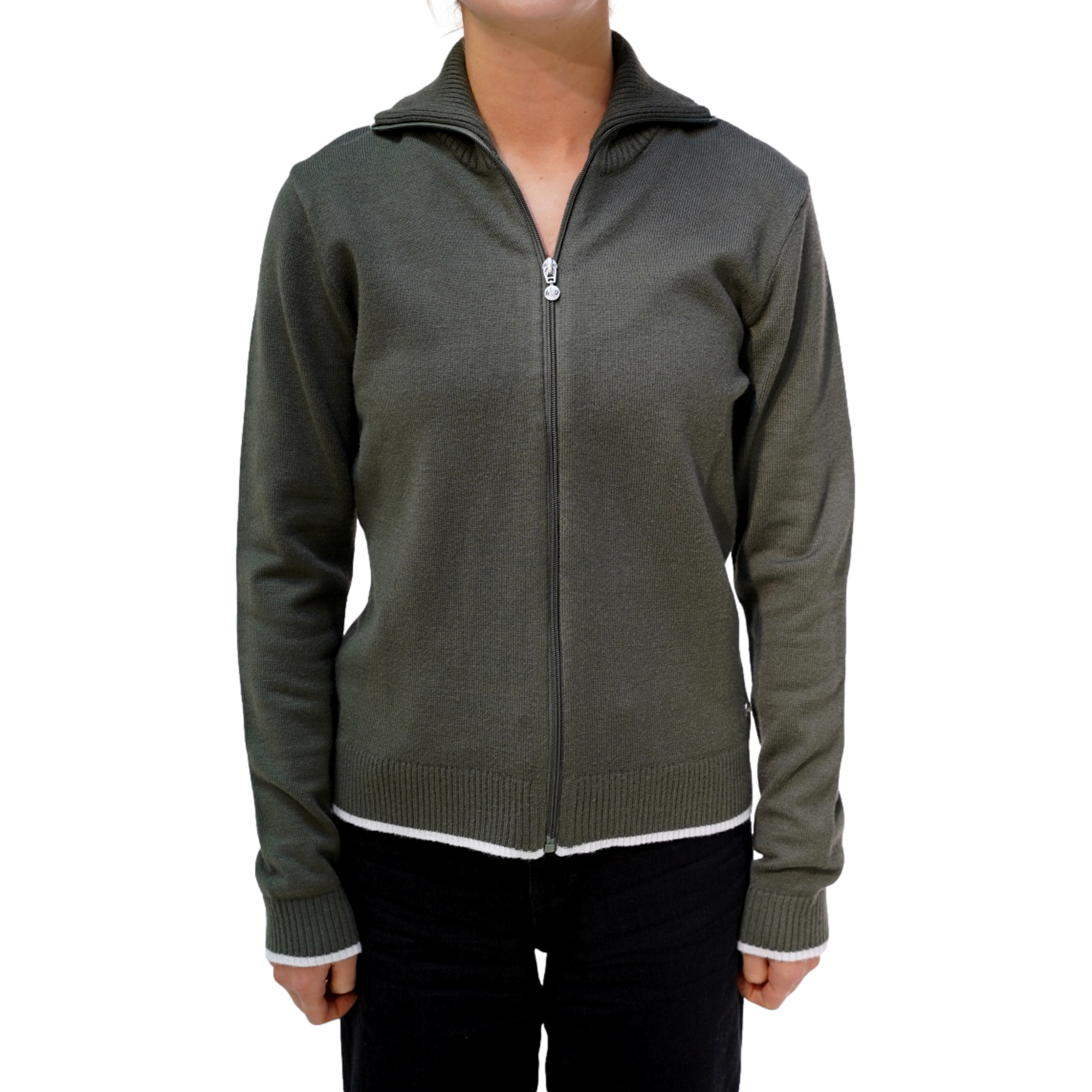 Paulla Knit Full Zip Women's Cardigan Golf Sweater