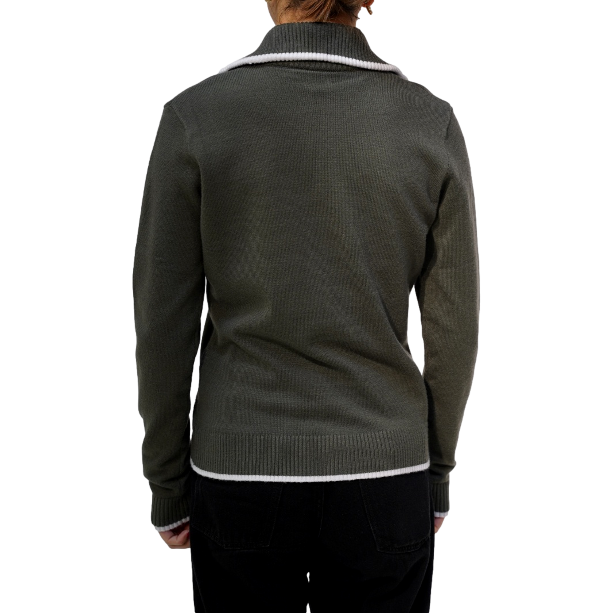 Paulla Knit Full Zip Women's Cardigan Golf Sweater