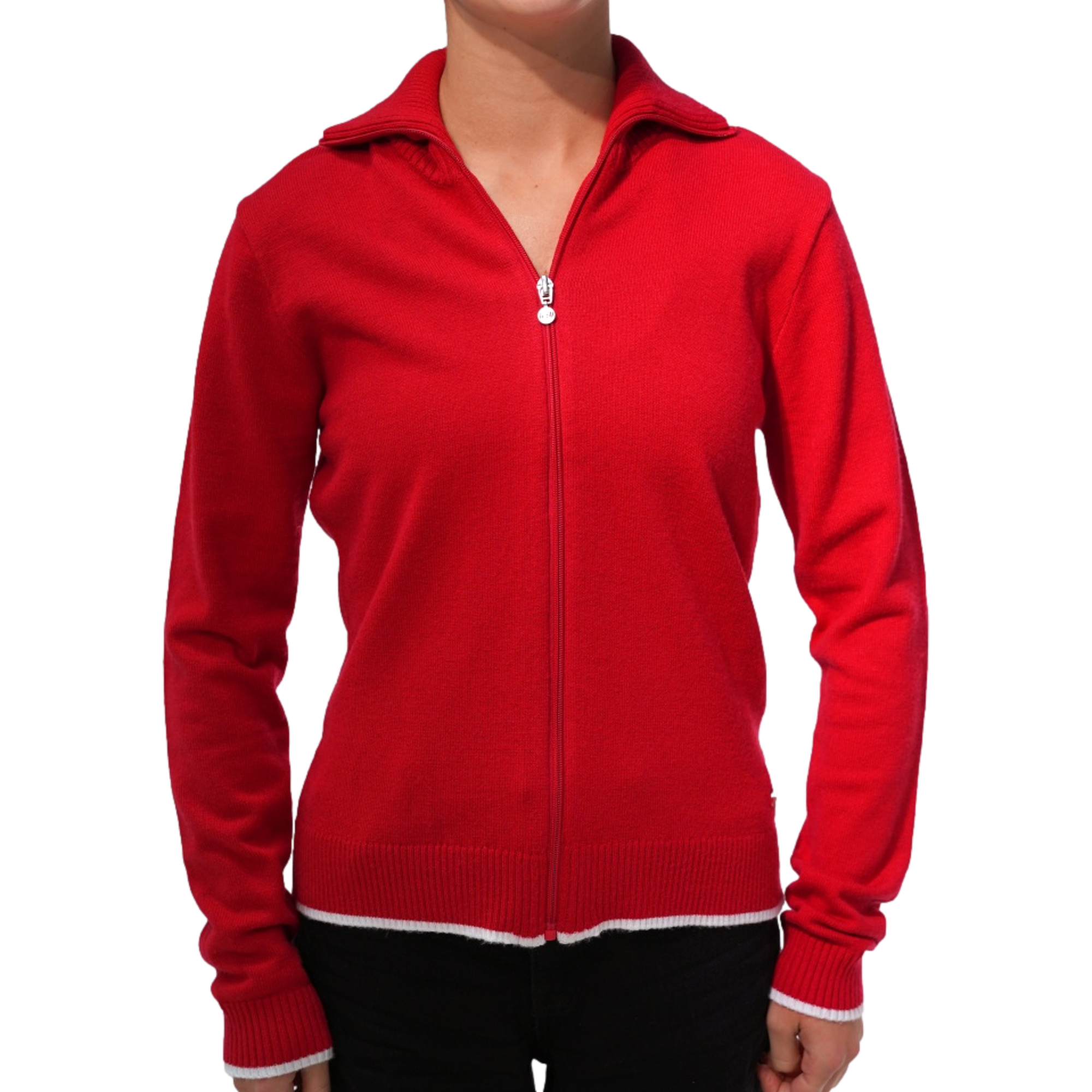 Paulla Knit Full Zip Women's Cardigan Golf Sweater