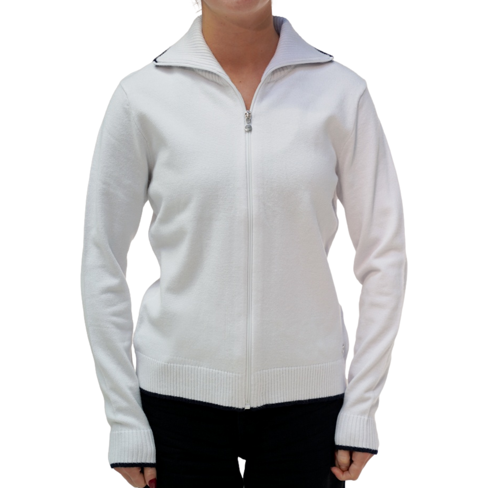 Paulla Knit Full Zip Women's Cardigan Golf Sweater