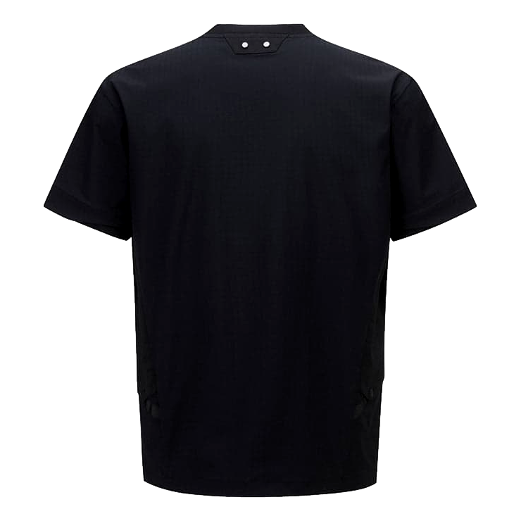 Men Woven Mix Crew Neck