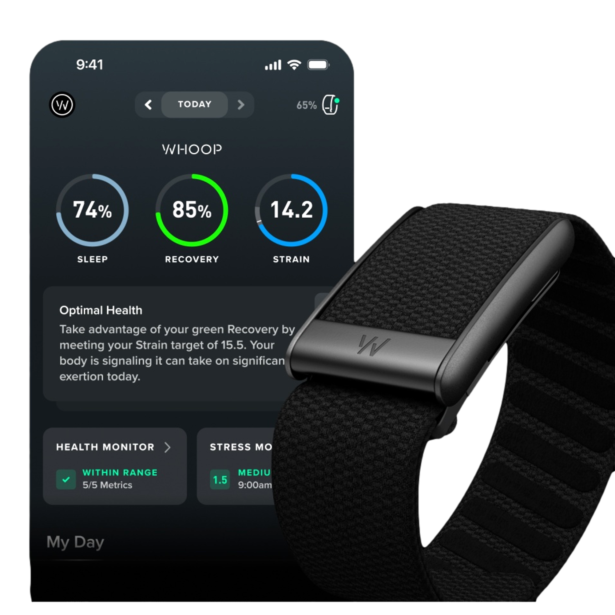 Peak – 12-Month Membership – 5.0 Health and Fitness Wearable