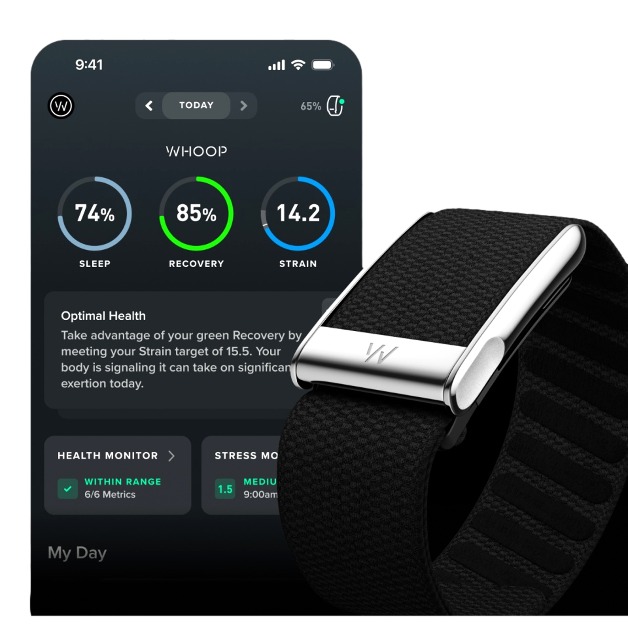 Life – 12-Month Membership – MG Health & Fitness Wearable