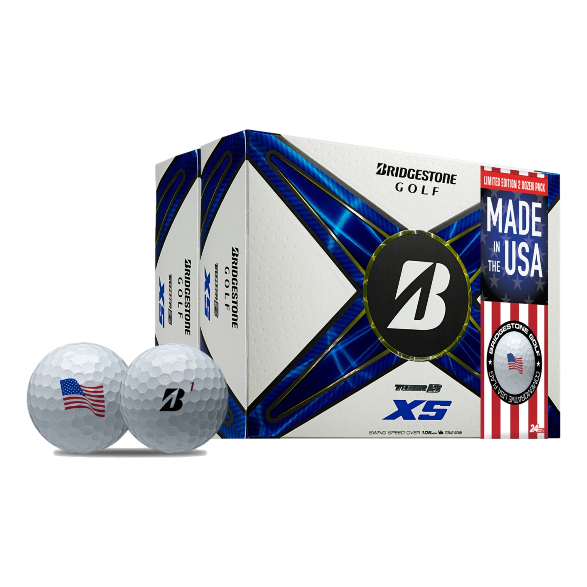 Tour B XS USA Double Dozen Golf Balls