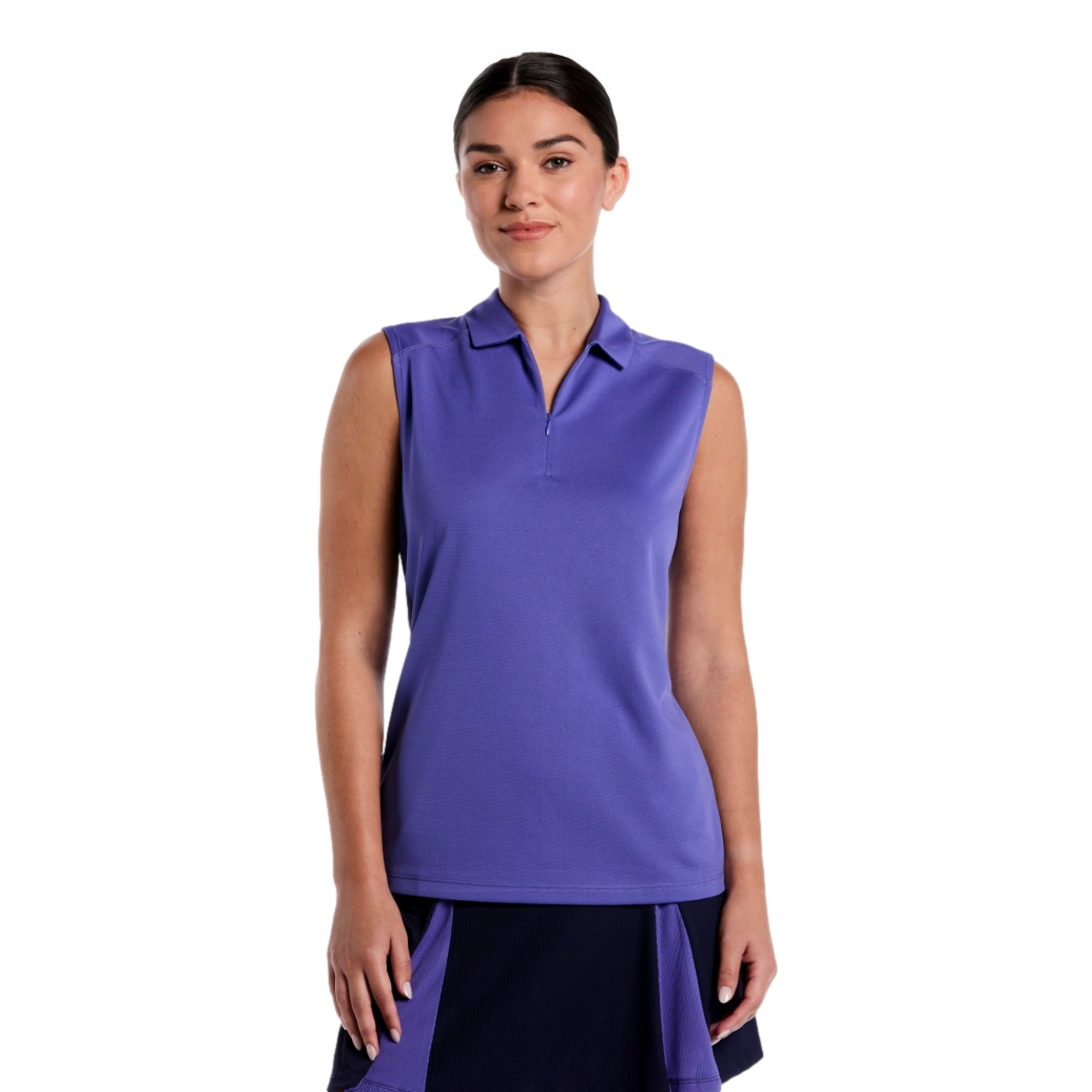 Aiflux Women's Sleeveless Golf Polo Shirt