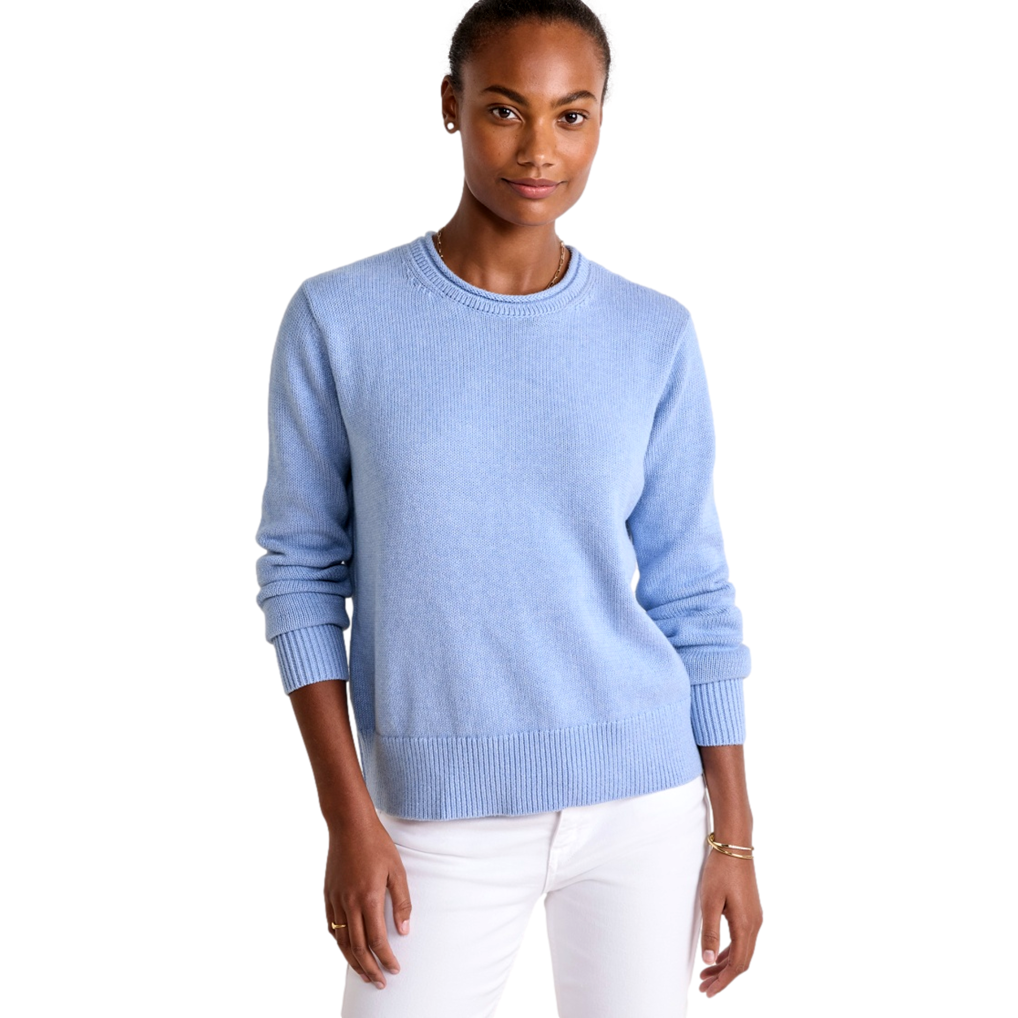 Katie Cotton Women's Roll Neck Golf Sweater