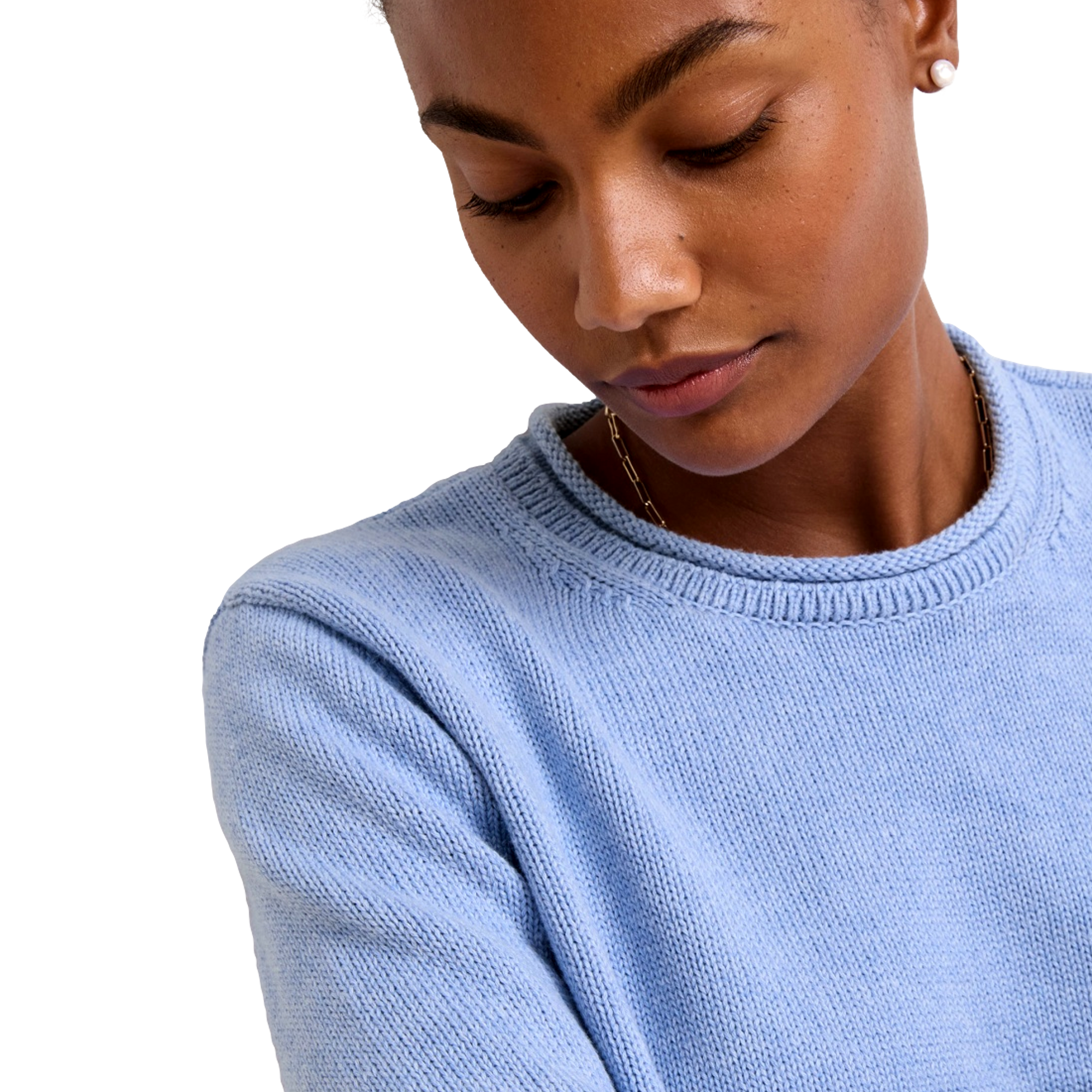 Katie Cotton Women's Roll Neck Golf Sweater