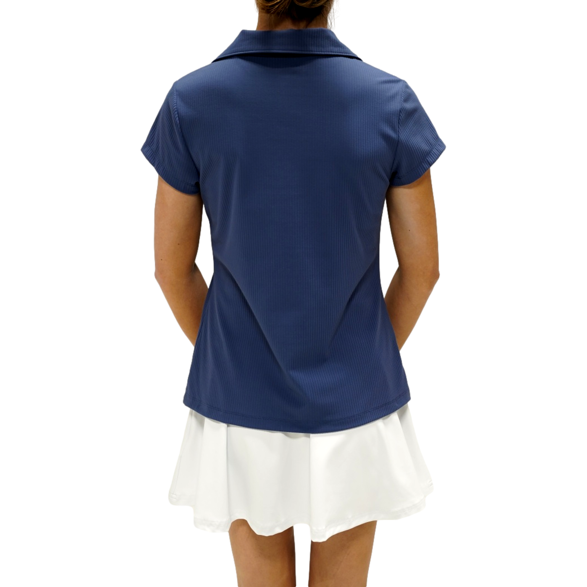 Performance V Neck Women's Short Sleeve Golf Polo Shirt