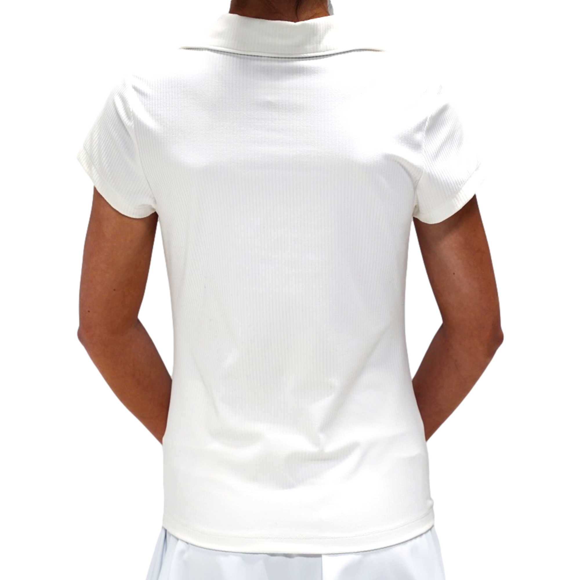 Women's Performance V-Neck Short Sleeve Polo Top