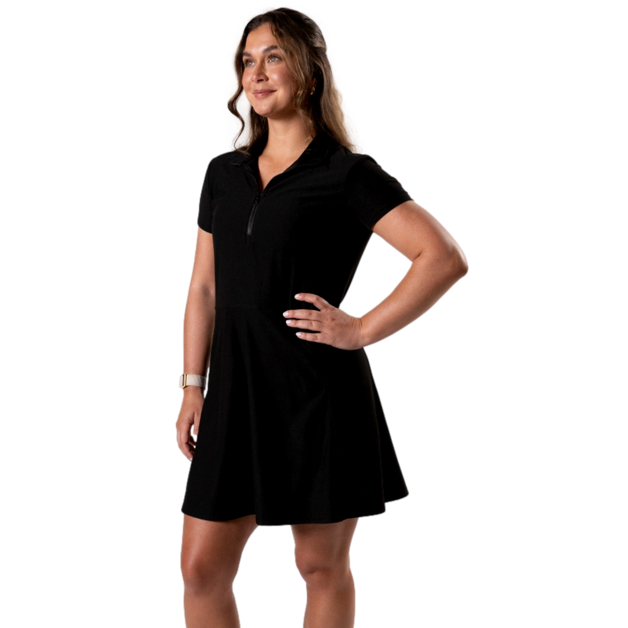 Women's Everyday Performance Active Short Sleeve Dress