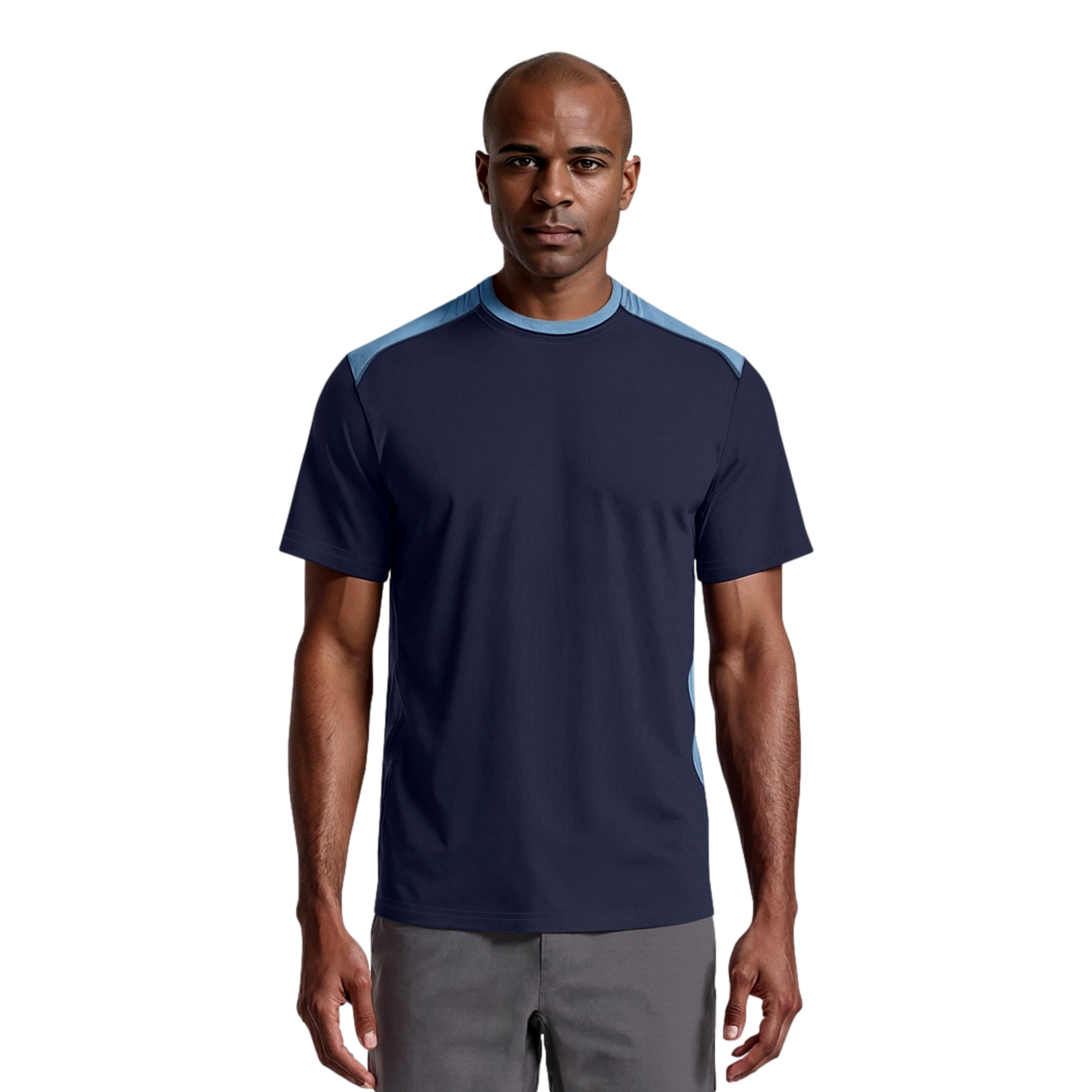 SS Color Blocked Panel Tennis Sweater