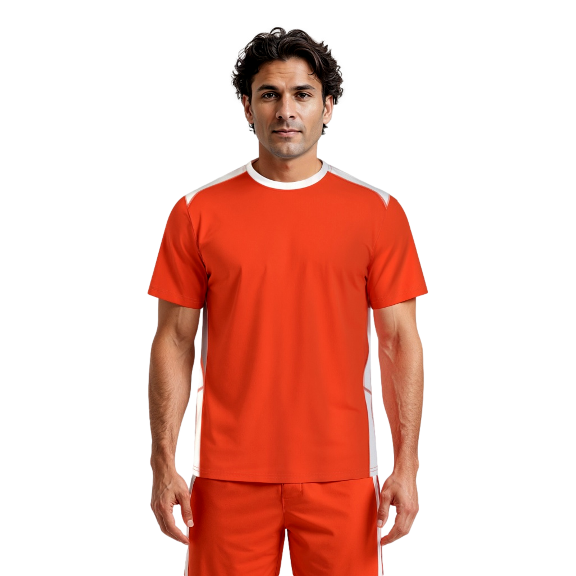 SS Color Blocked Panel Tennis Sweater