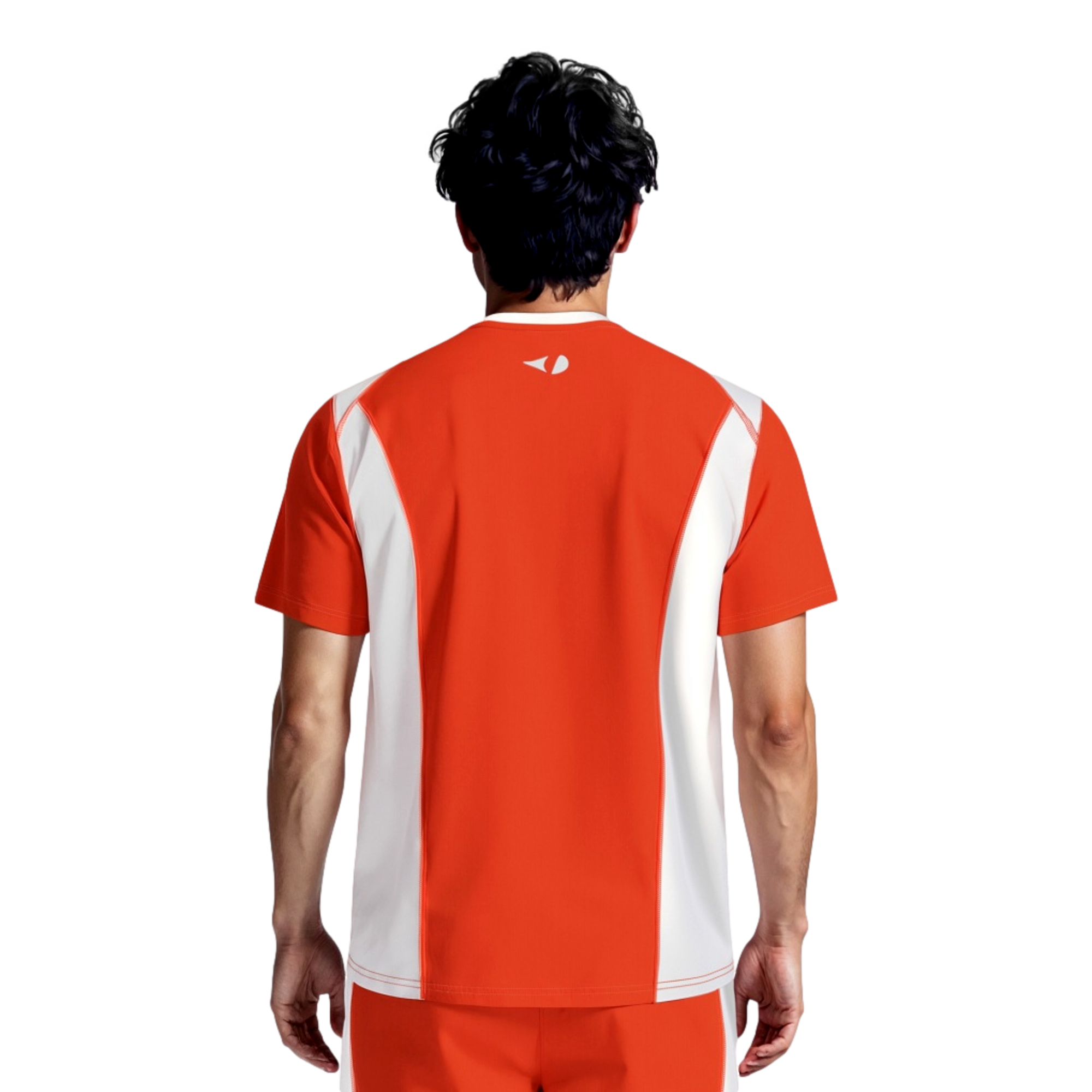 SS Color Blocked Panel Tennis Sweater