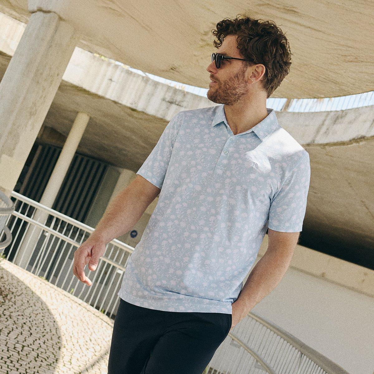 Featherweight Cove Men's Short Sleeve Golf Polo Shirt