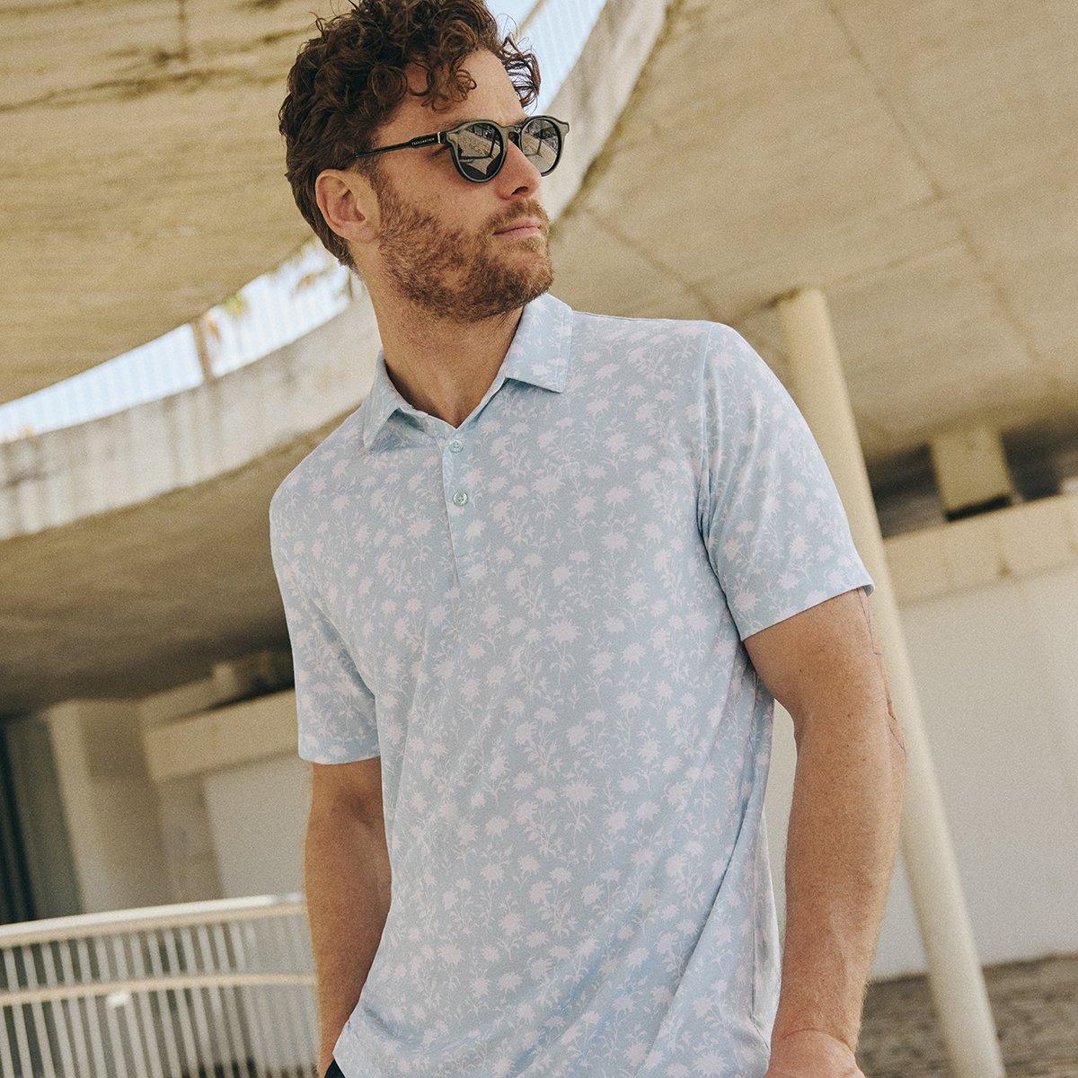 Featherweight Cove Men's Short Sleeve Golf Polo Shirt