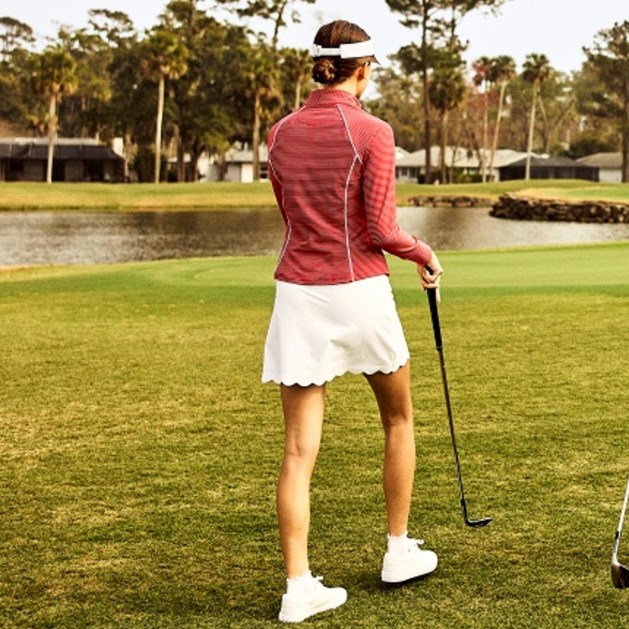 Sienna Scalloped Women's 15.5" Golf Skort