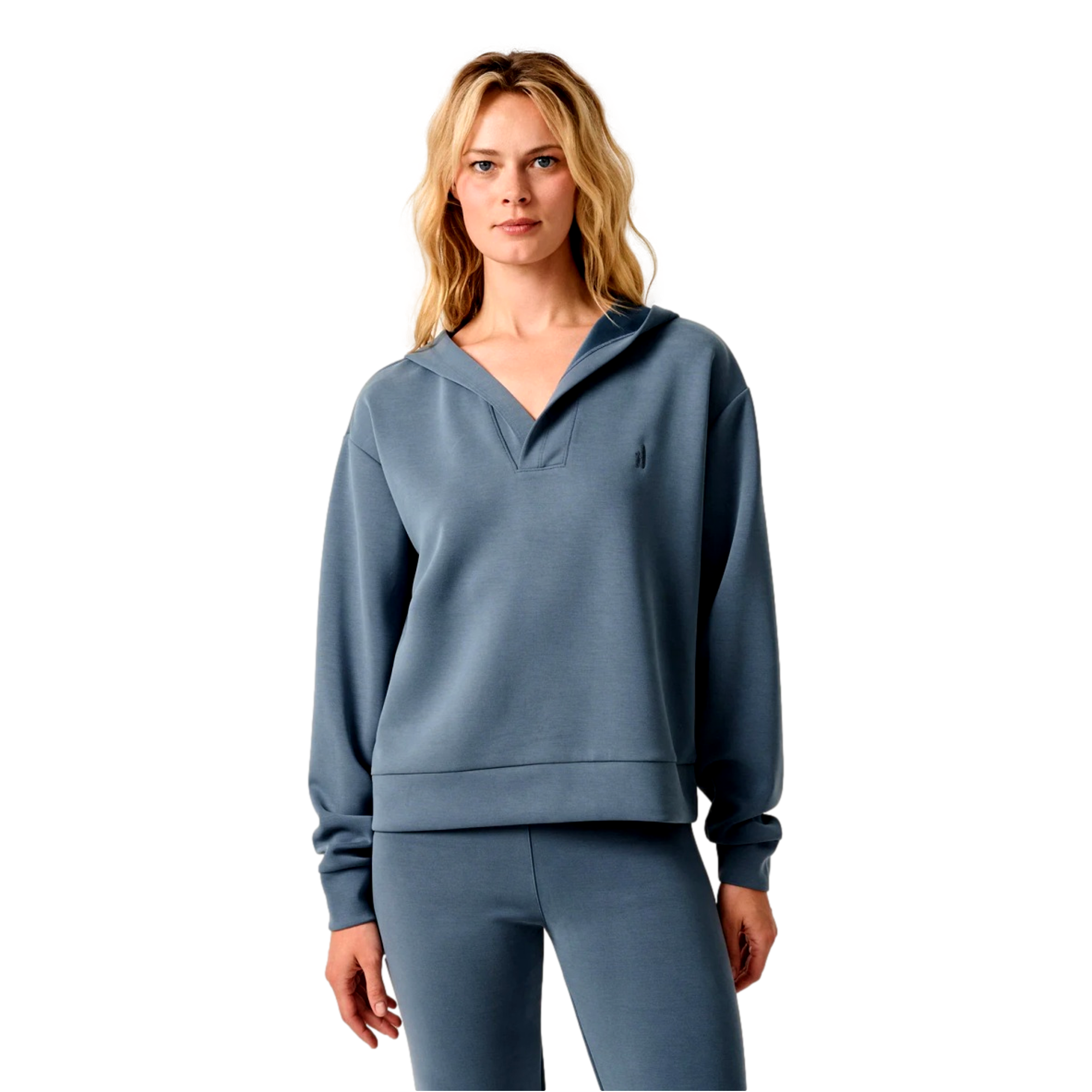 Stef Johnny Collar Lounge Women's Golf Hoodie