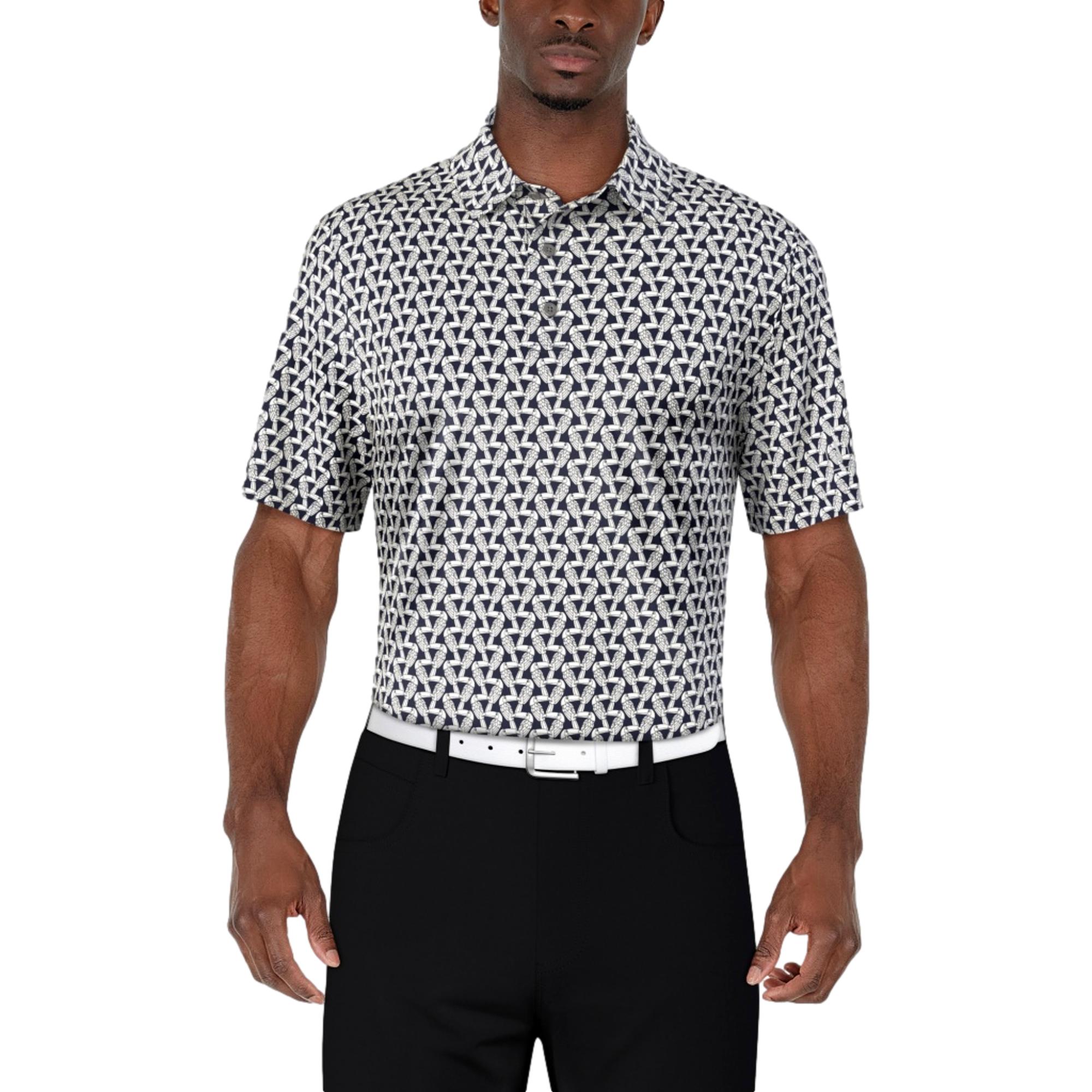 Toucan Print Men's Short Sleeve Polo