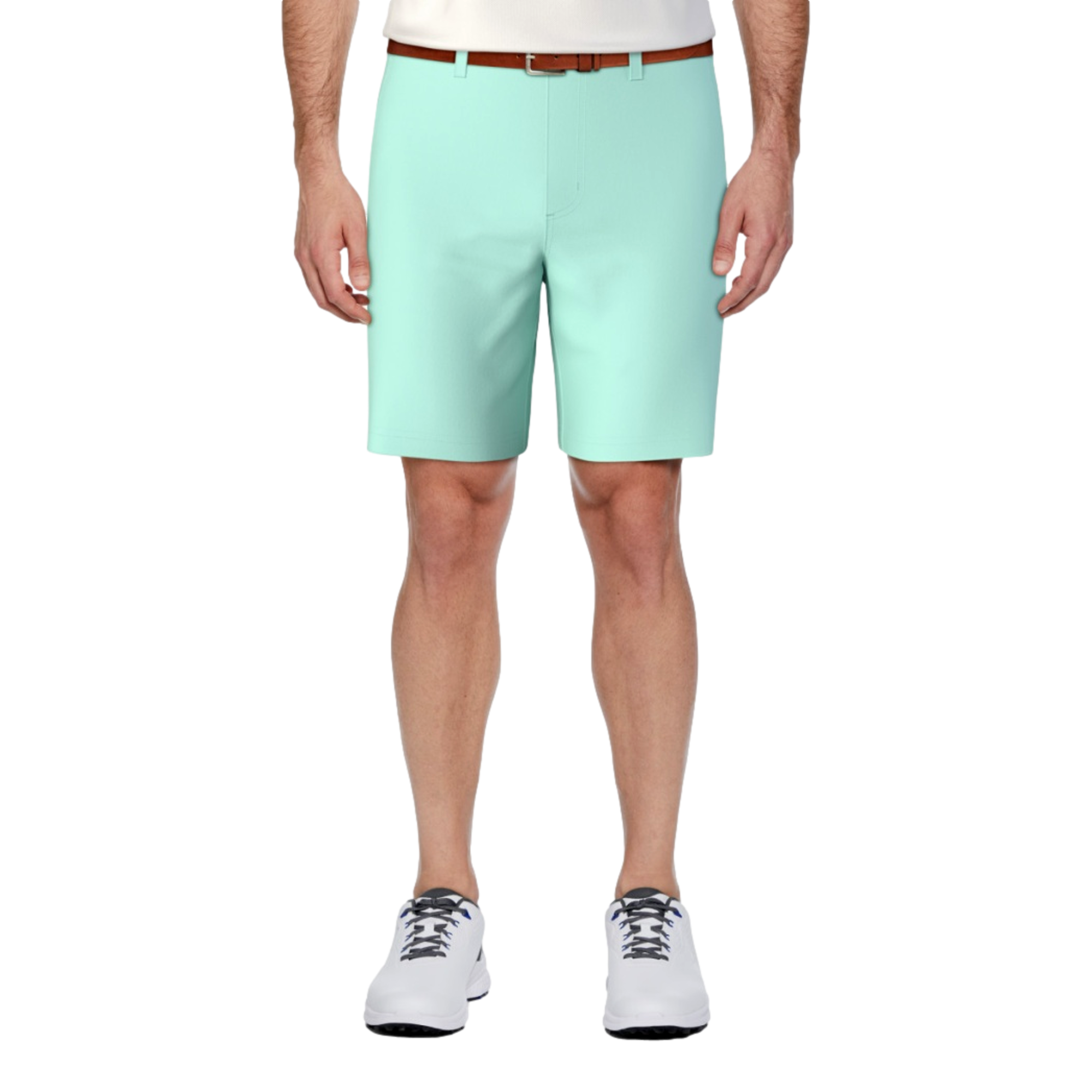 Flat Front Performance 8" Pull On Men's Golf Short
